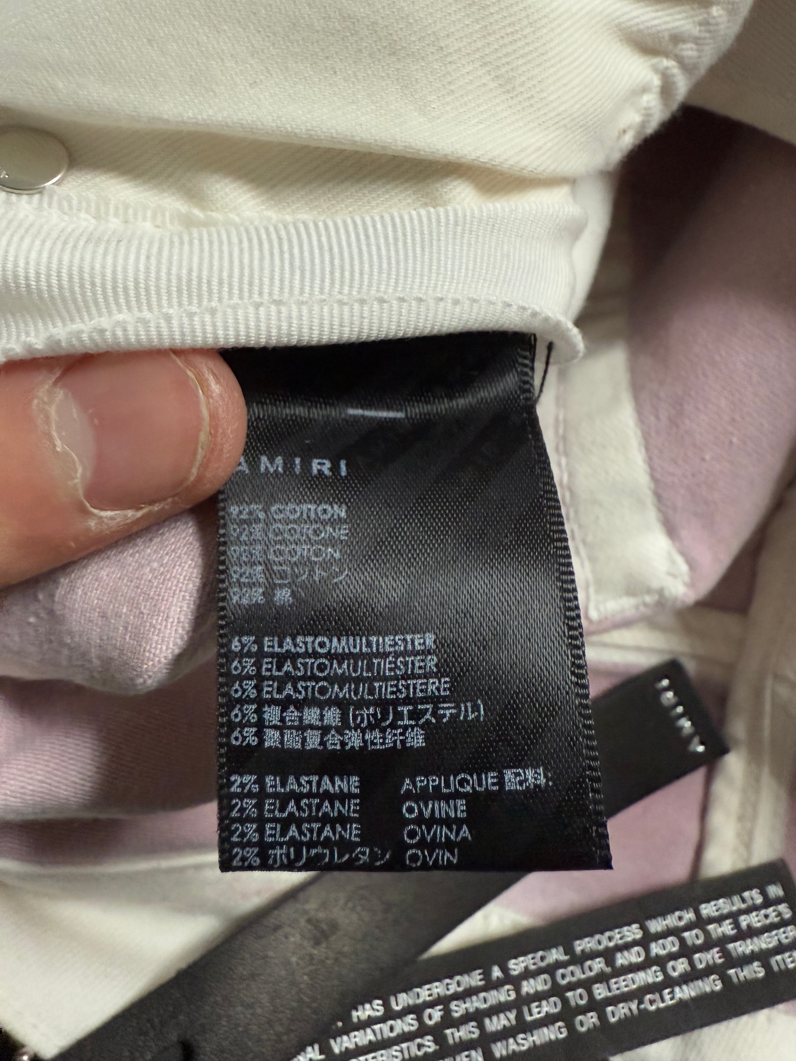 Amiri MX1 Patch Pink Jeans