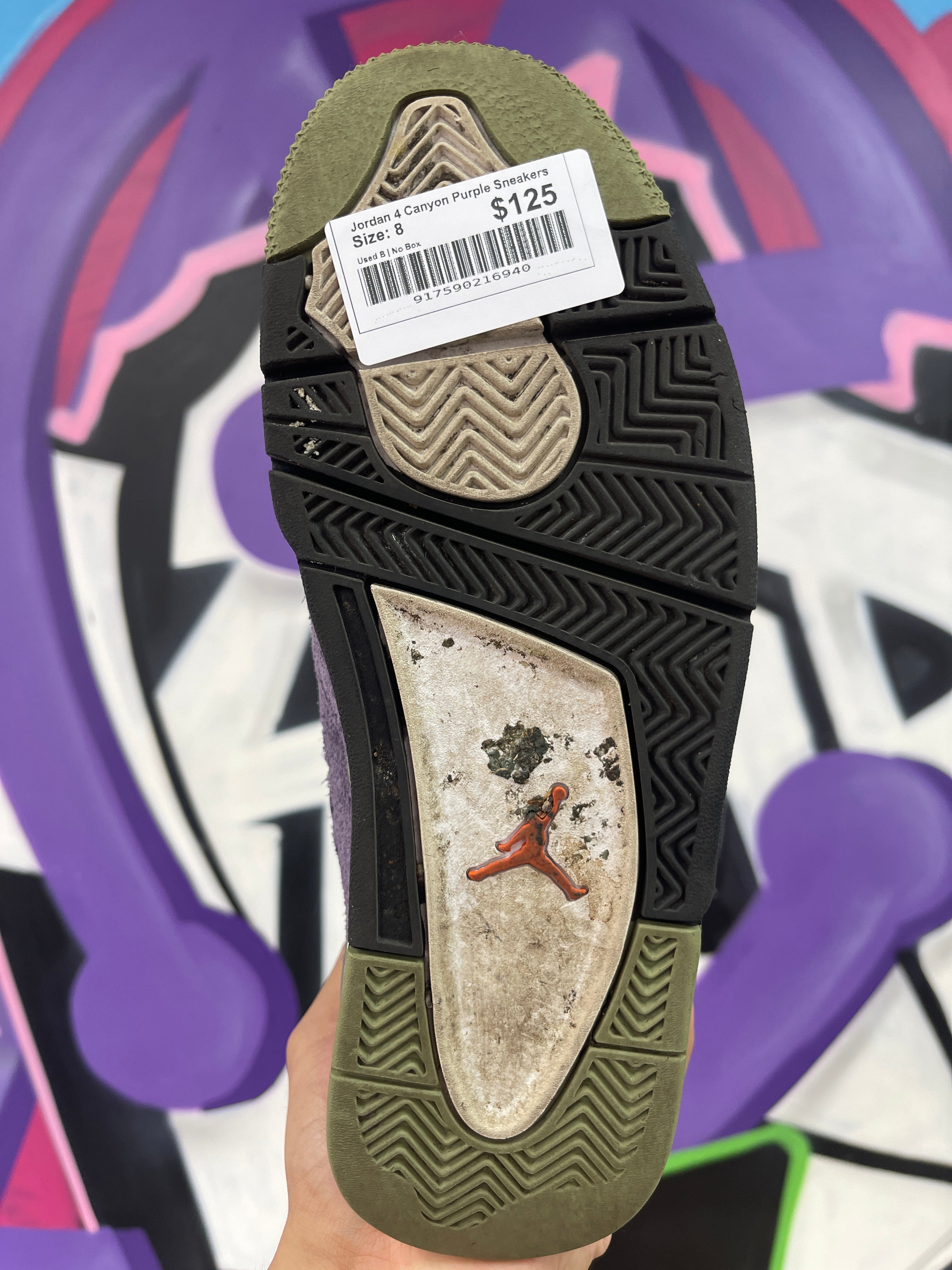 Jordan 4 Canyon Purple Sneakers