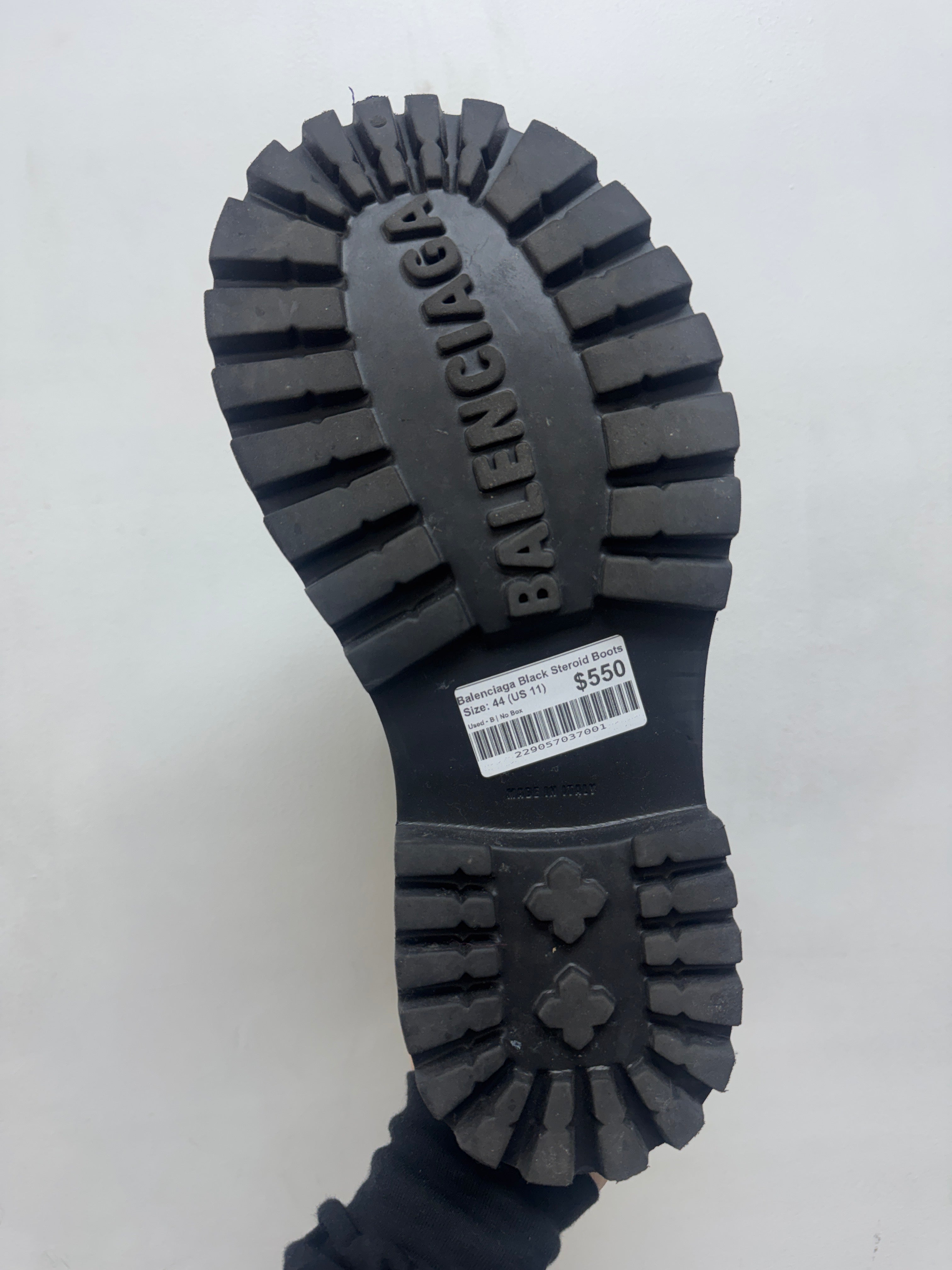 Balenciaga Black Steroid Boots