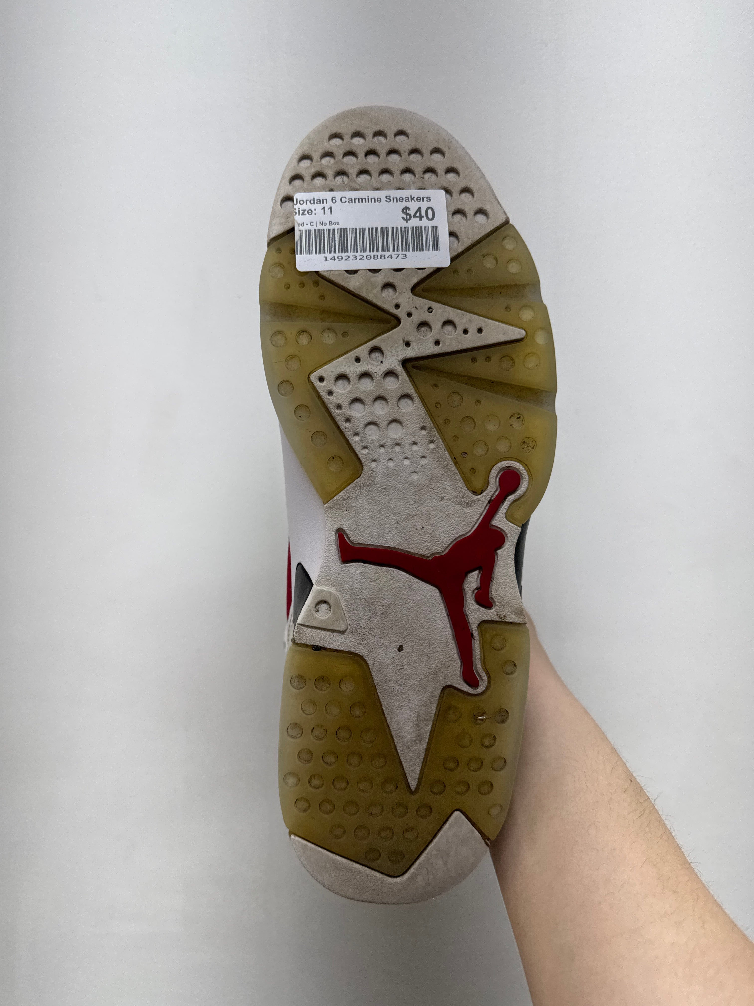 Jordan 6 Carmine Sneakers