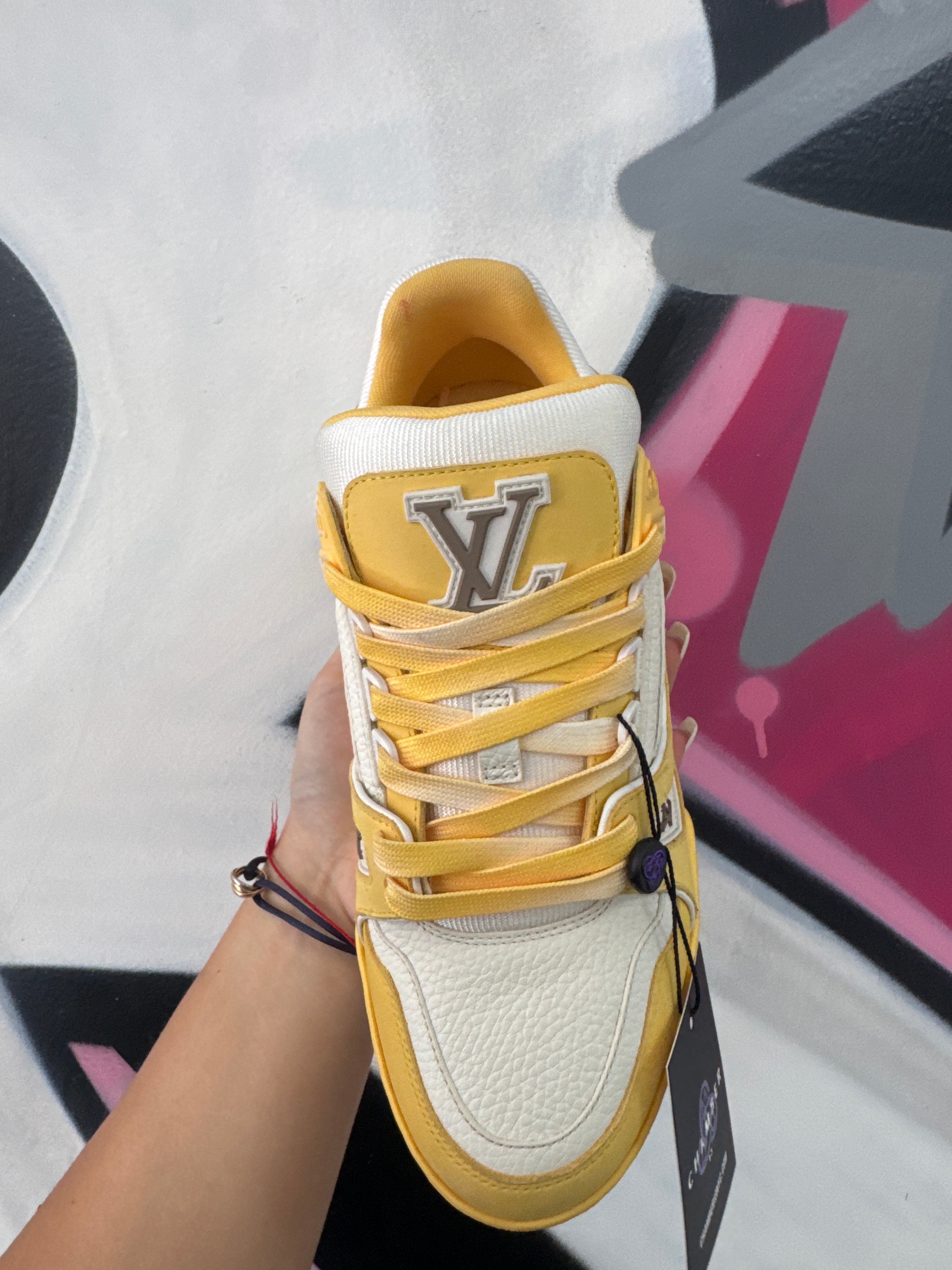 LV Trainer Yellow Women's Like New No Box