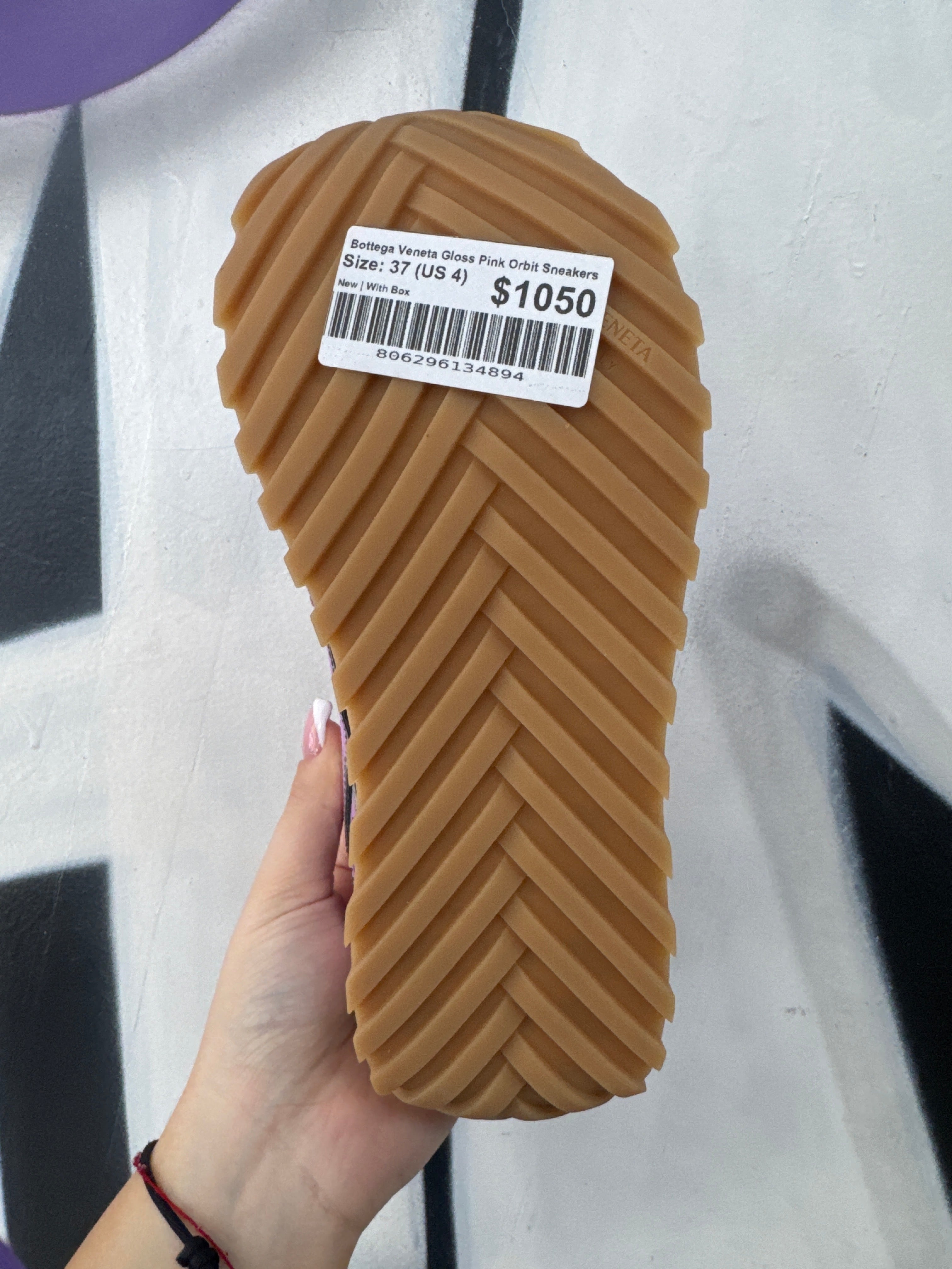 Bottega Veneta Gloss Pink Orbit Sneakers