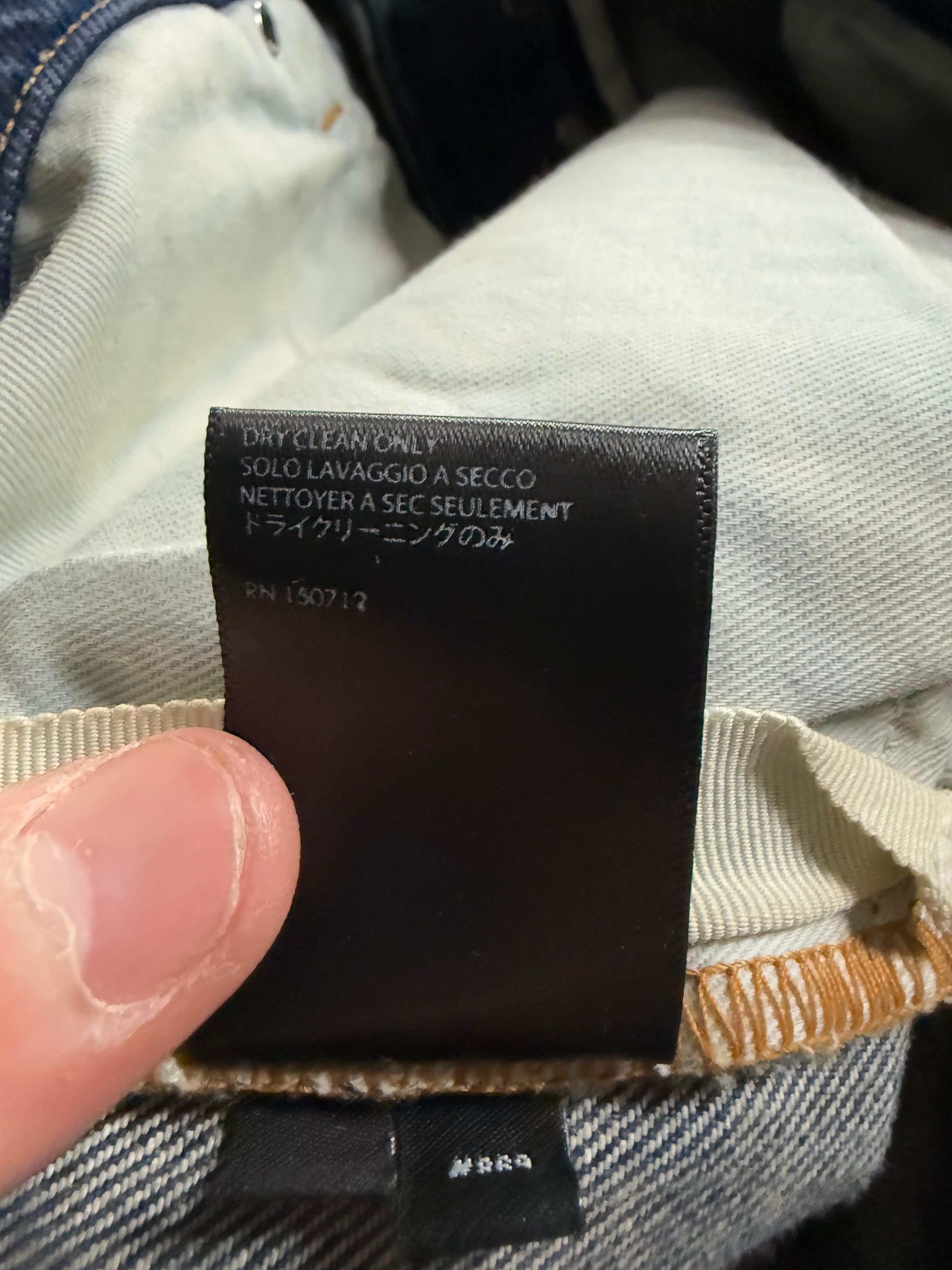 Amiri (Wide Leg) Light Wash Jeans