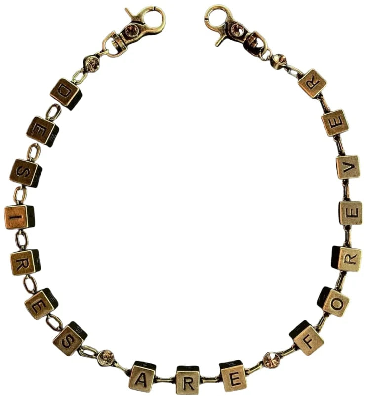 Bottega Desires "Dice Game" Brass Wallet Chain