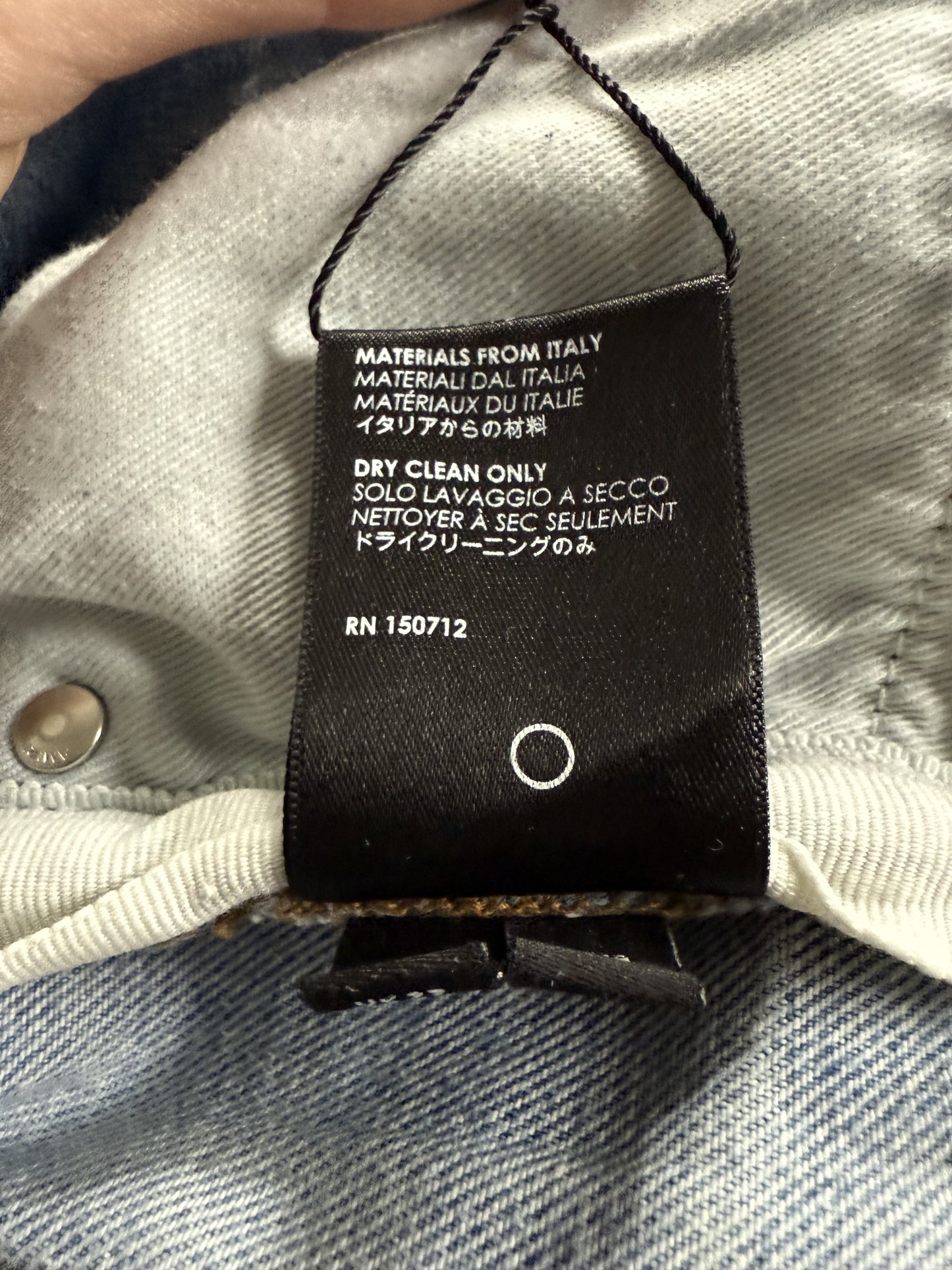 Amiri Art Patchwork Jeans Light Wash Used 30
