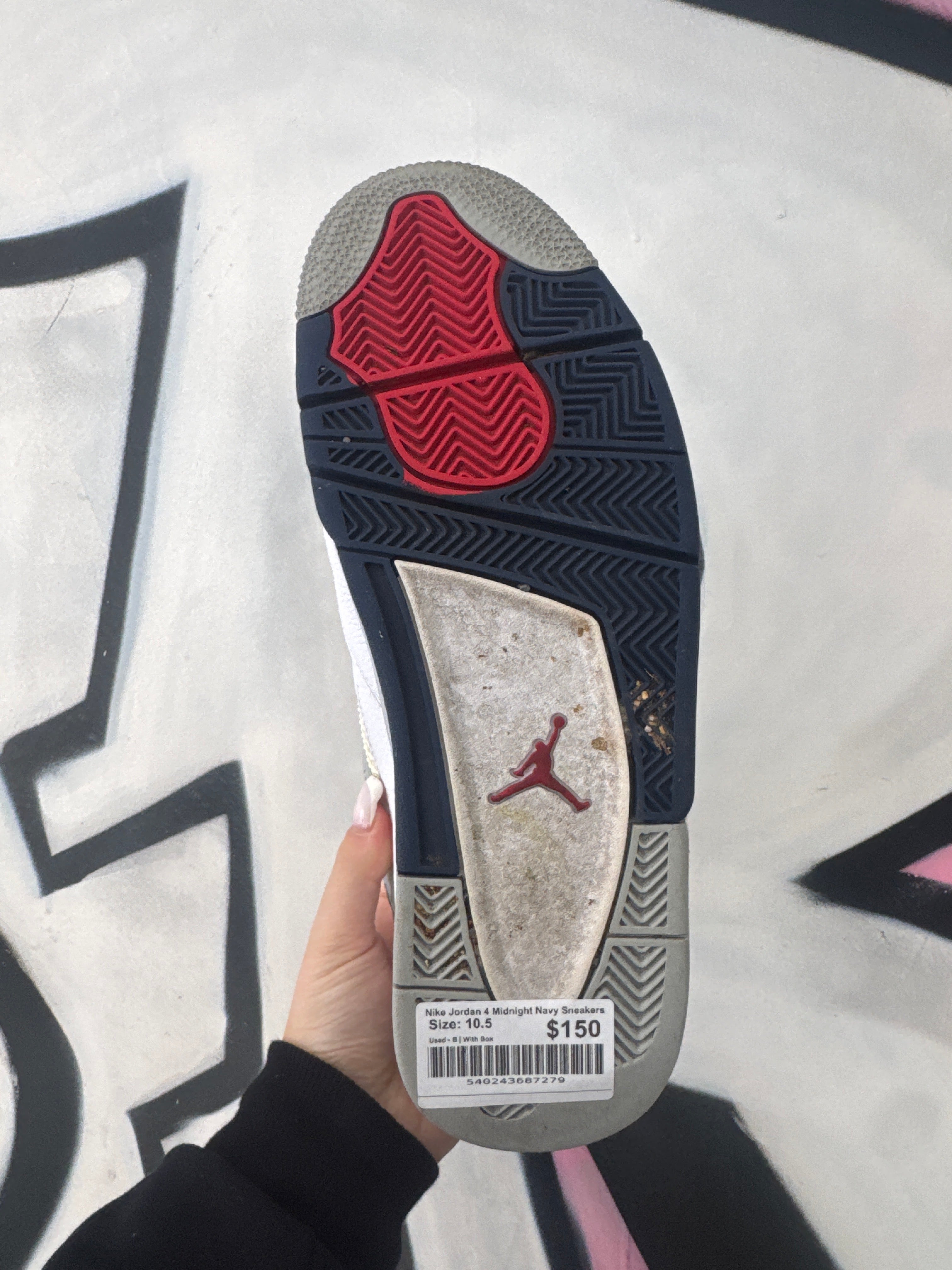 Nike Jordan 4 Midnight Navy Sneakers