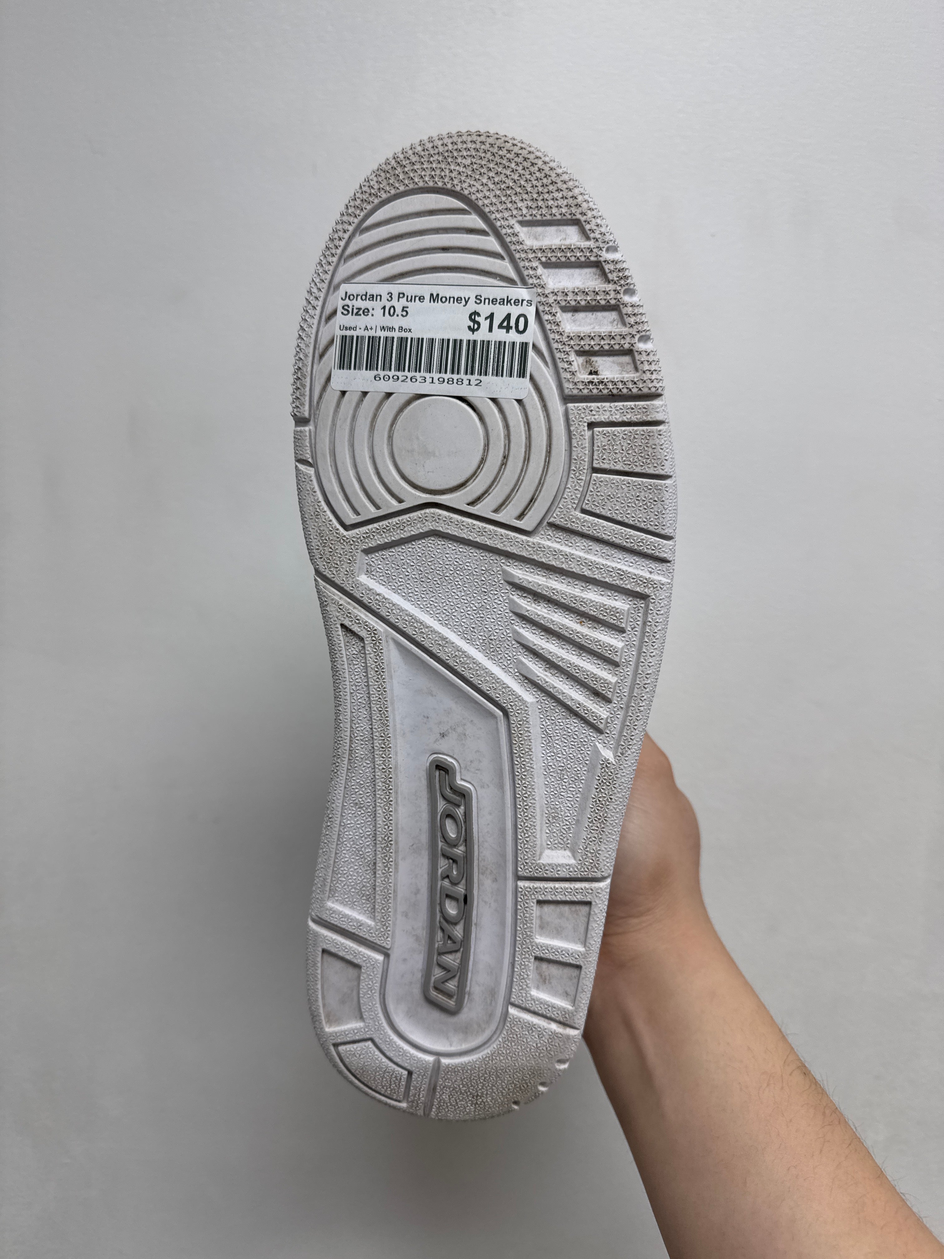 Jordan 3 Pure Money Sneakers