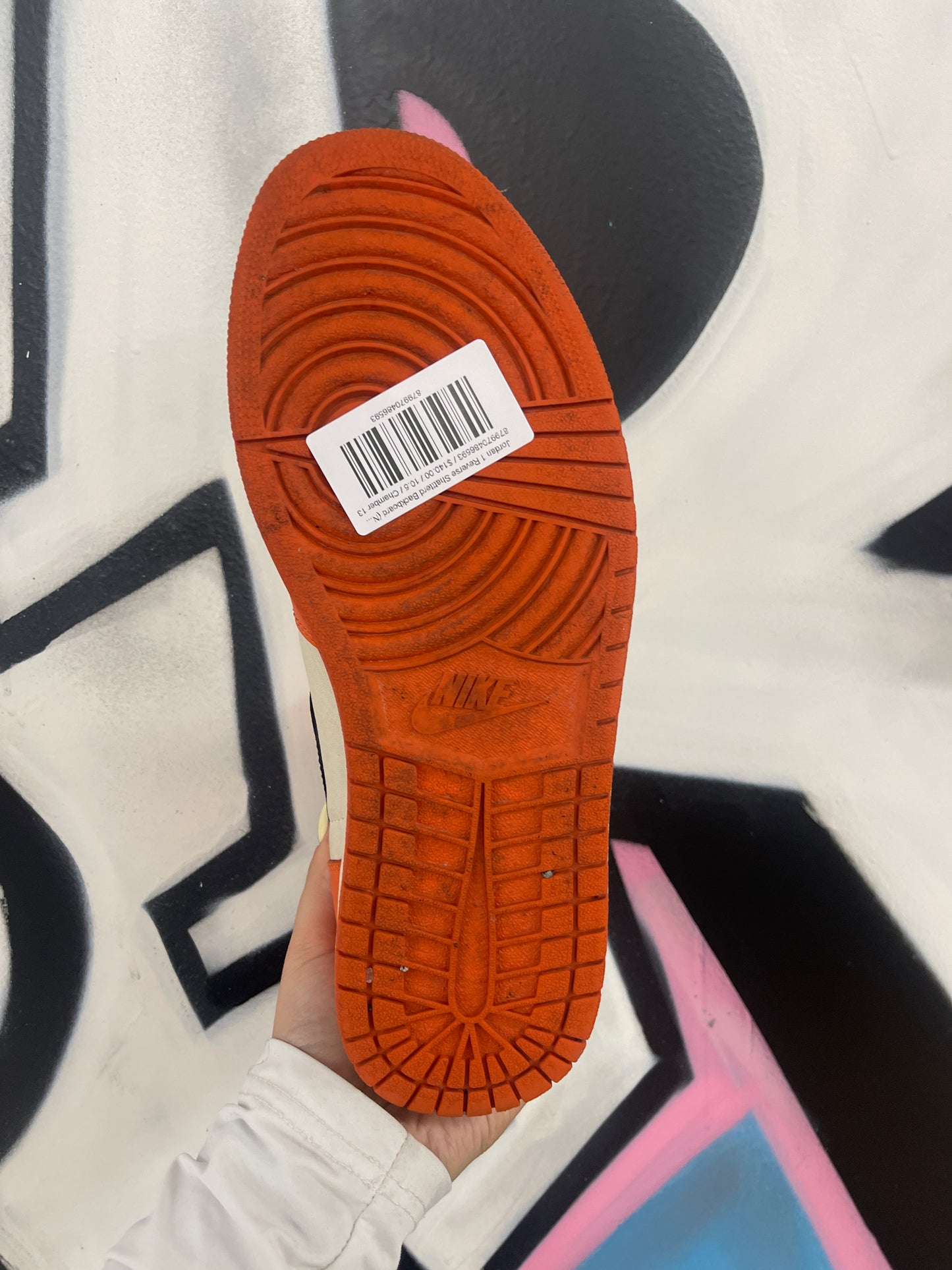 Jordan 1 Reverse Shattterd Backboard (NO INSOLE) Used No Box