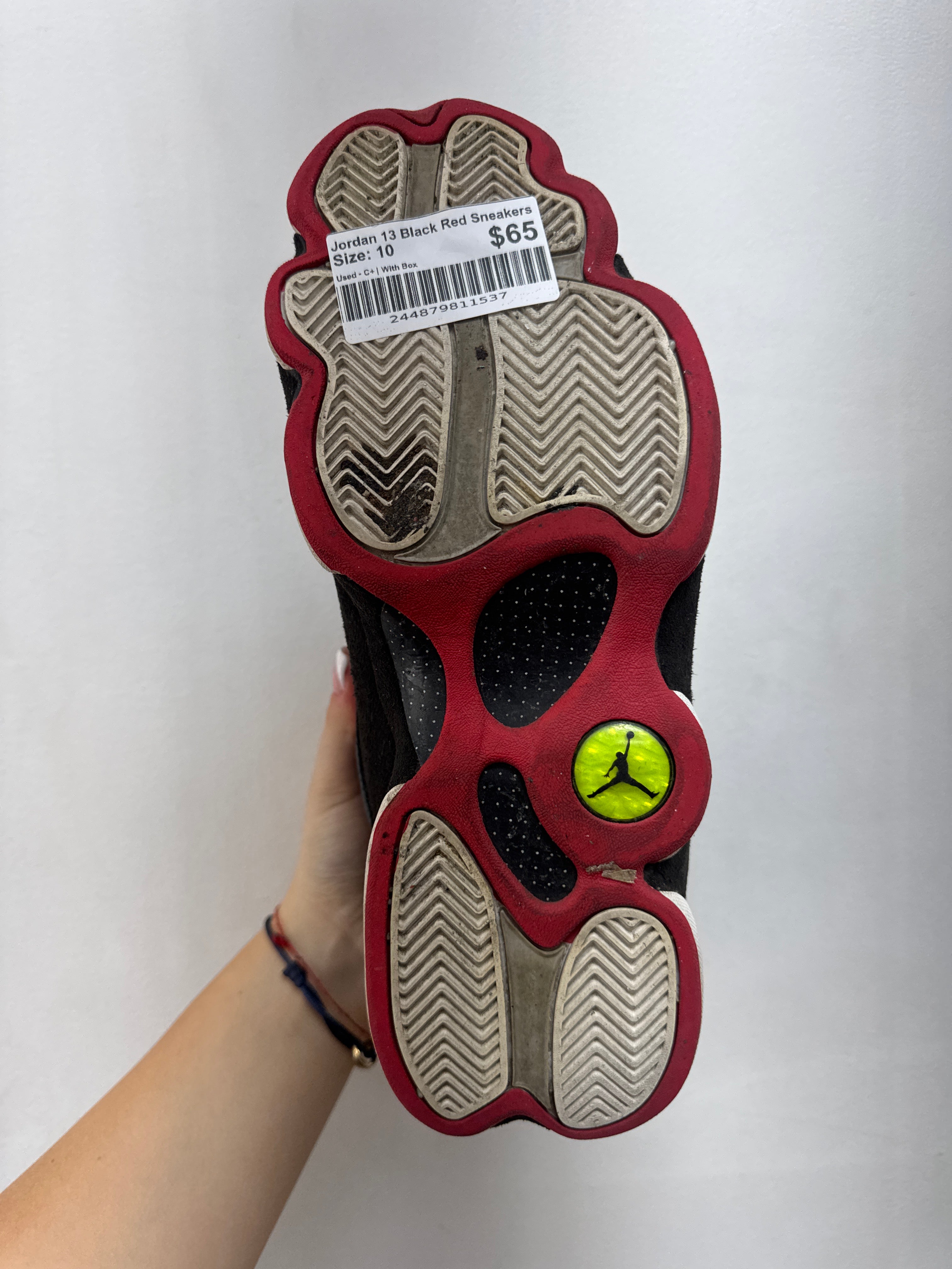 Jordan 13 Black Red Sneakers