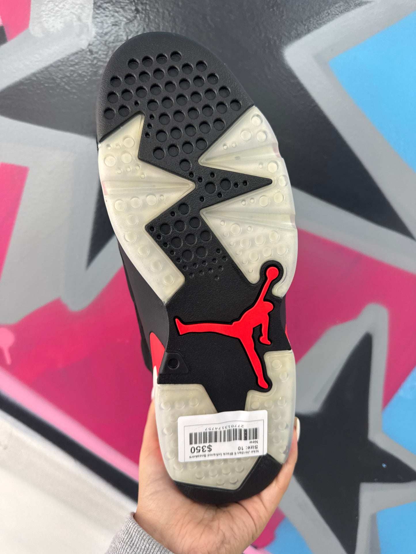 Nike Jordan 6 Black Infrared Sneakers