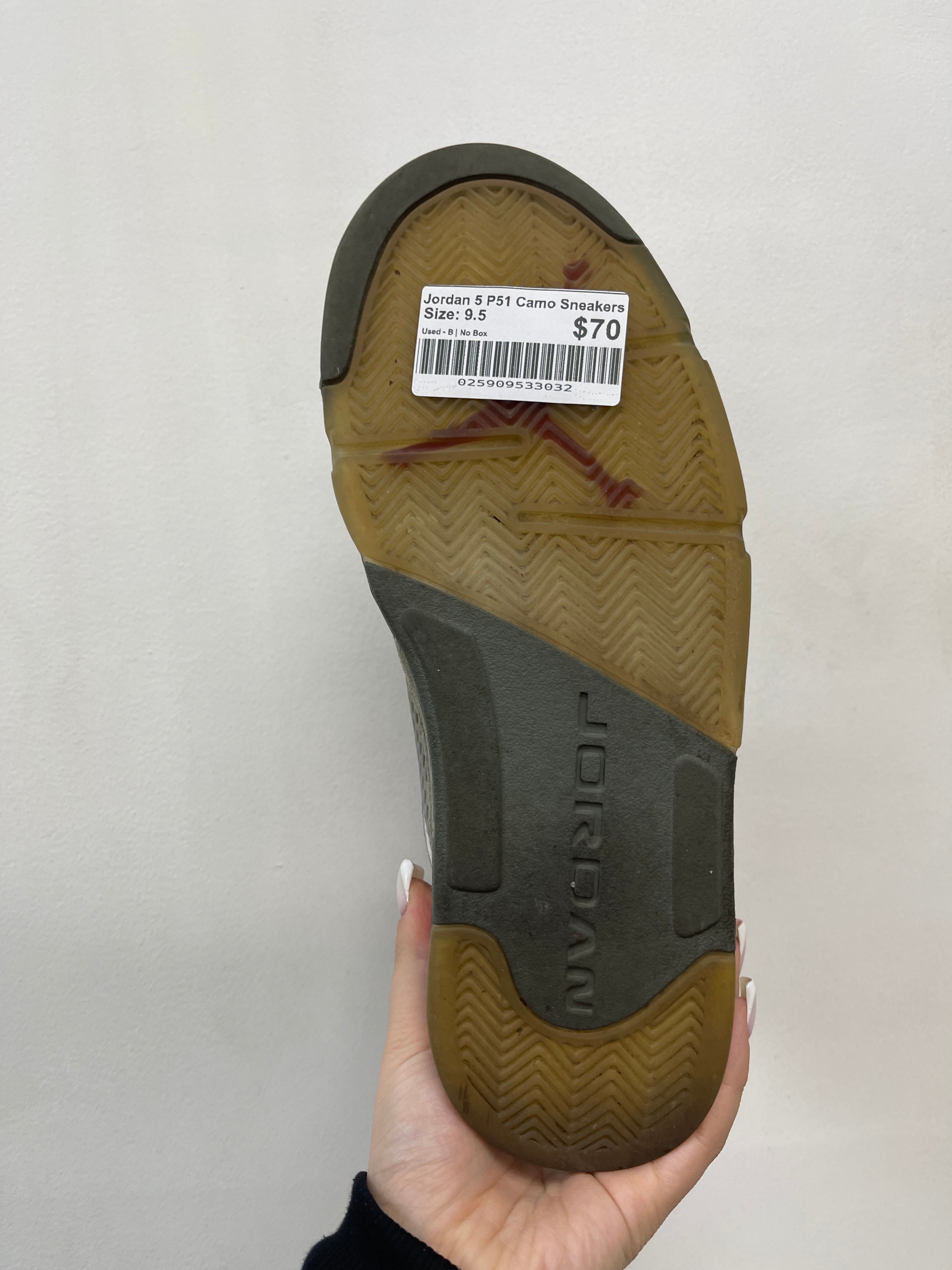 Jordan 5 P51 Camo Sneakers