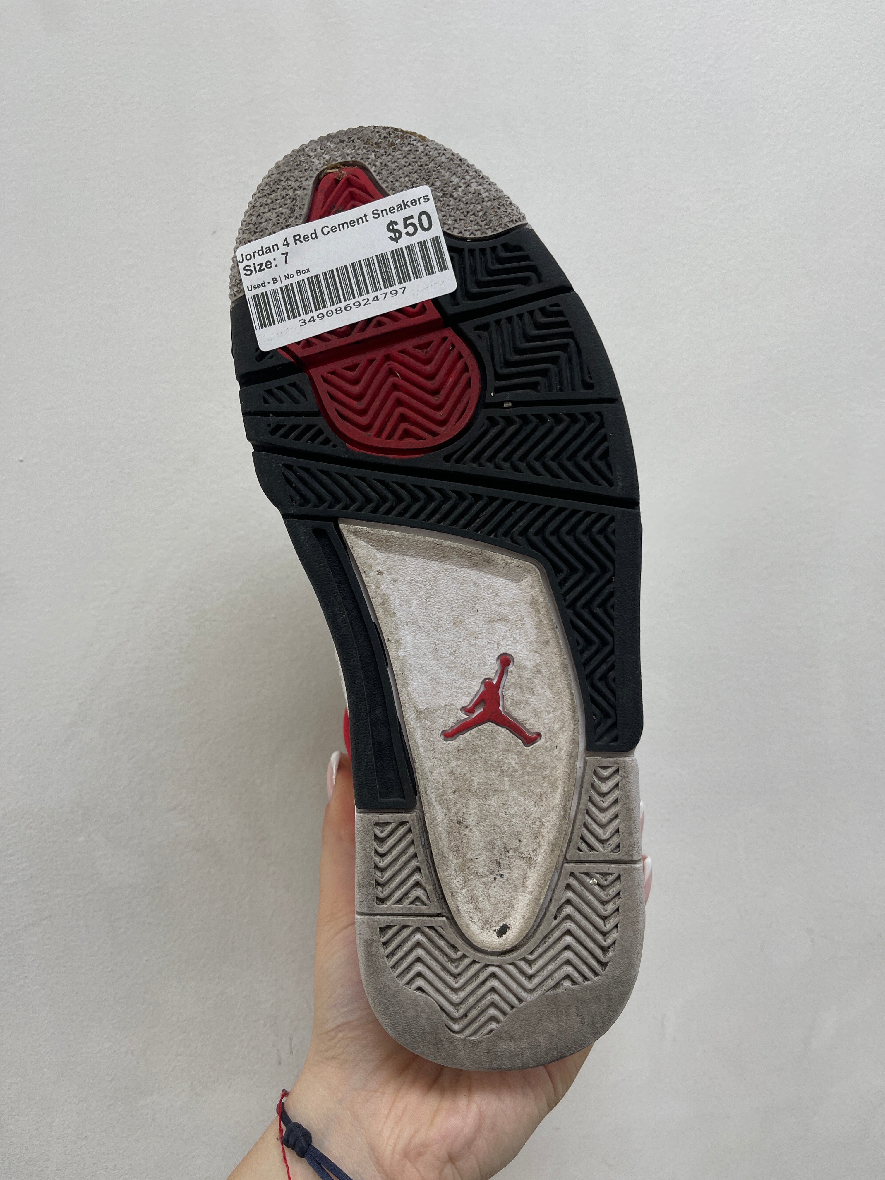 Jordan 4 Red Cement Sneakers