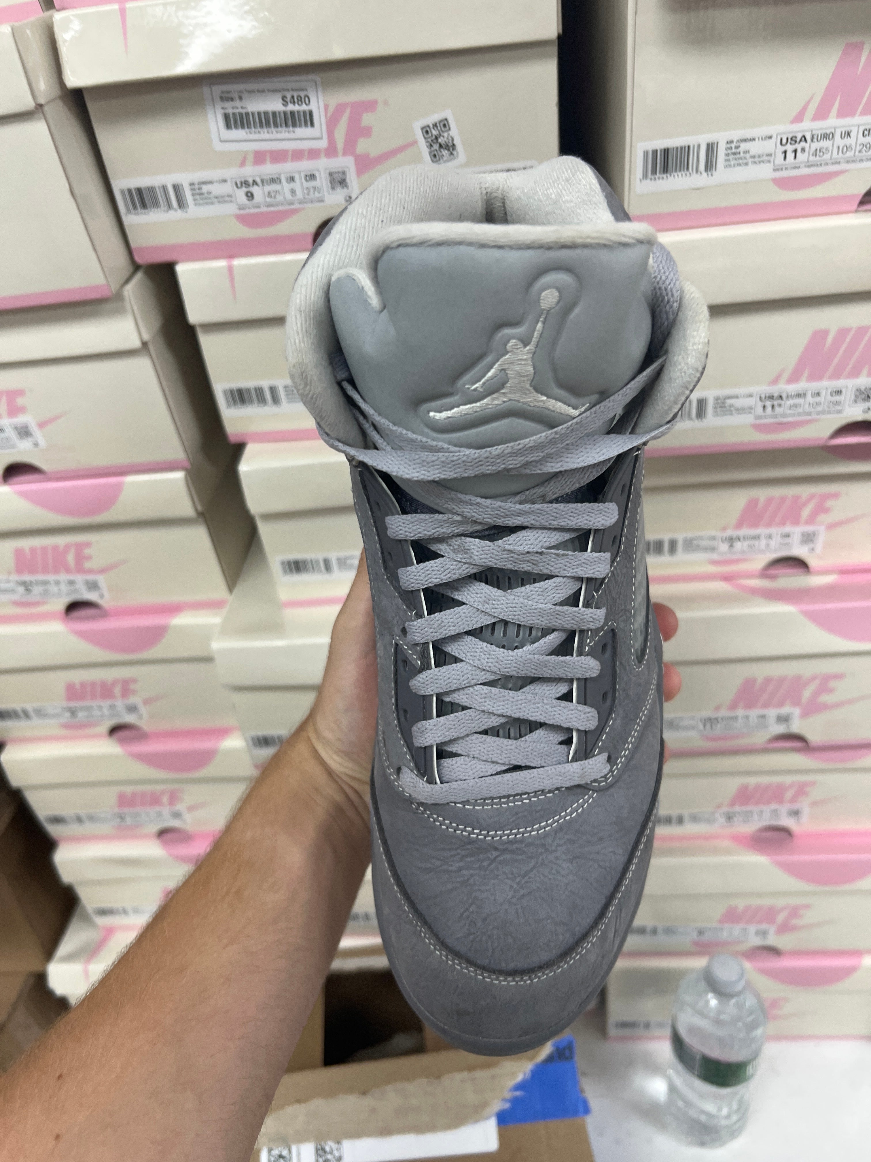 Jordan 5 Wolf Grey Sneakers