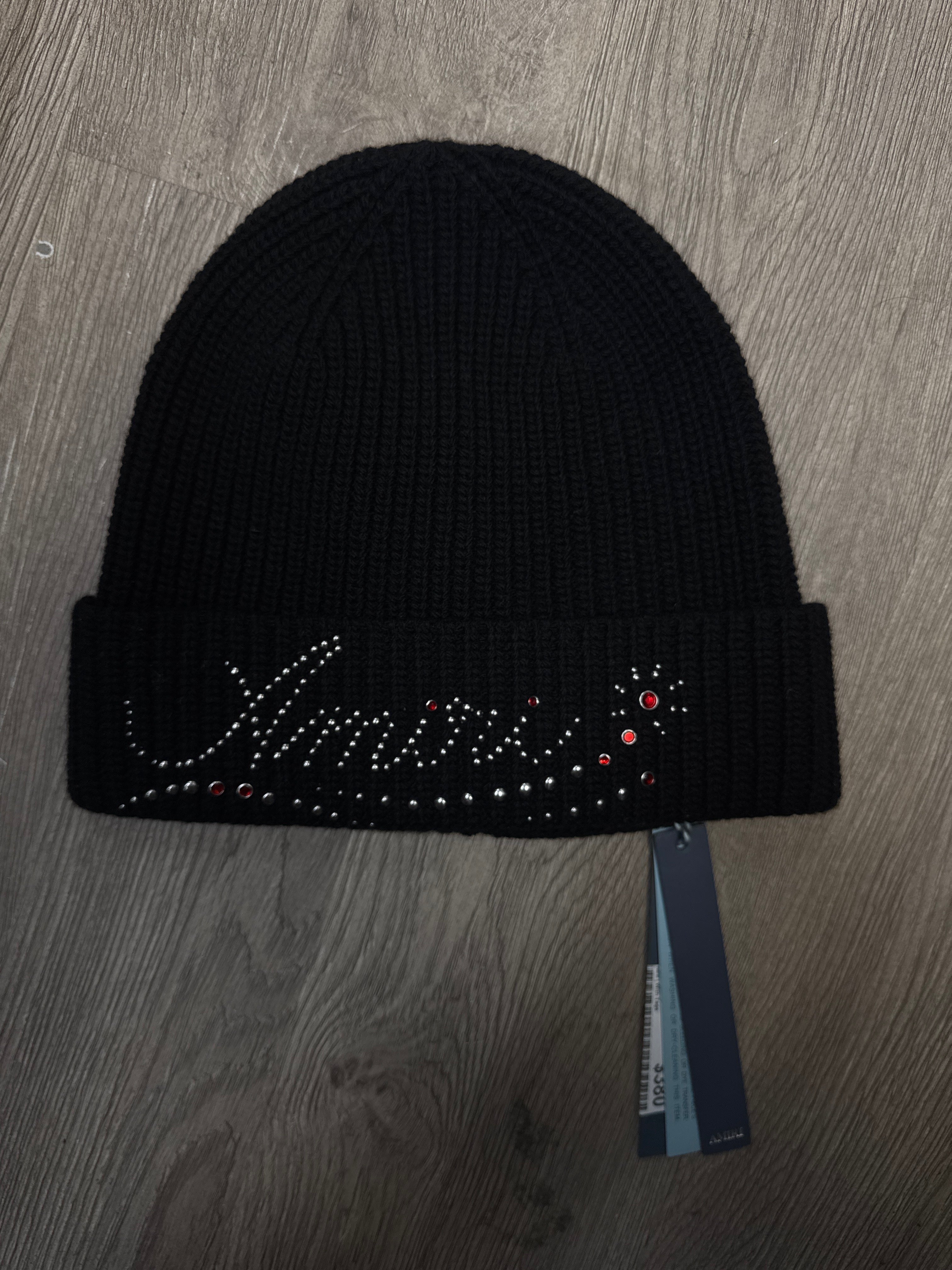 Amiri Black Studded Beanie