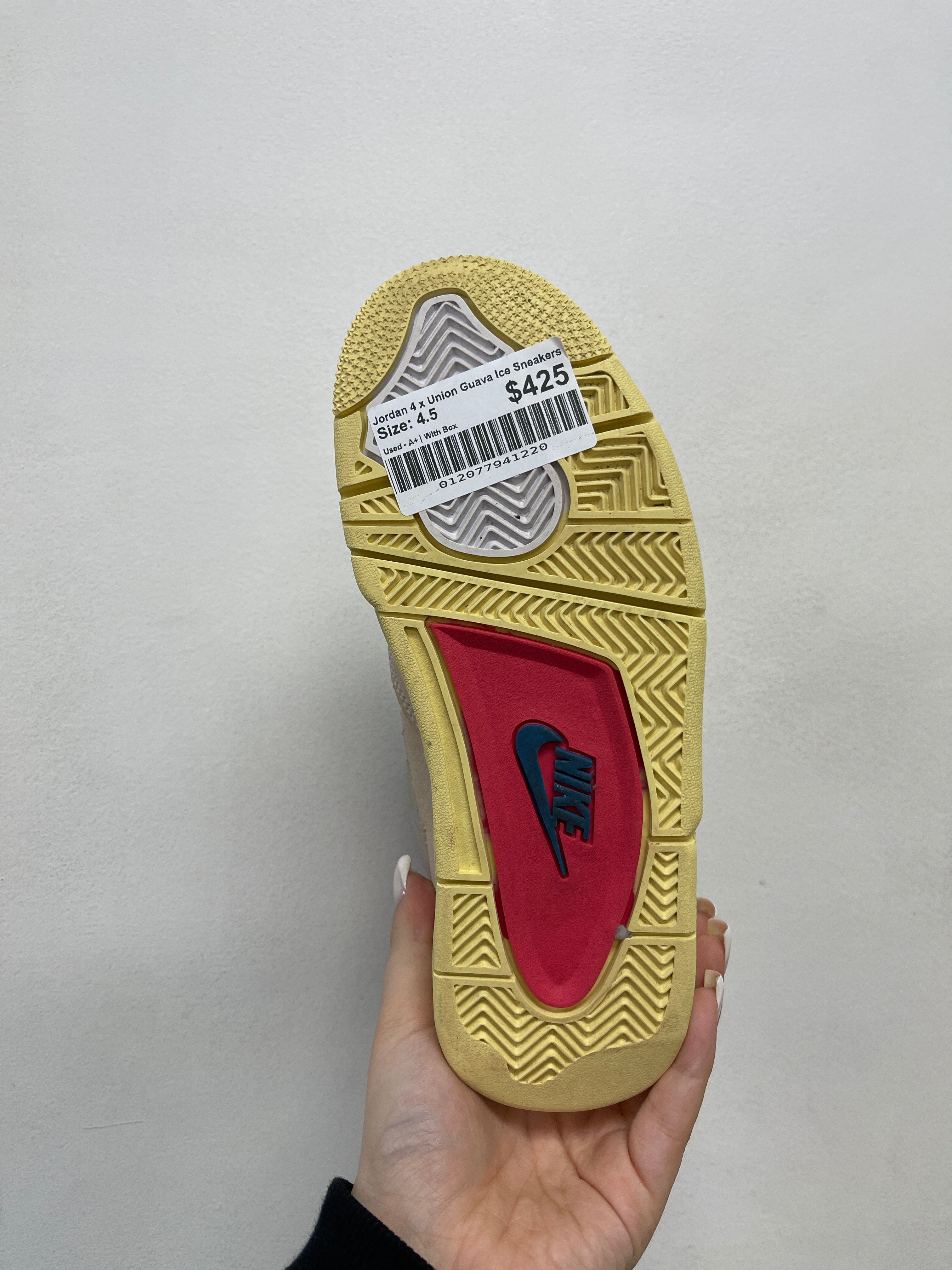 Jordan 4 x Union Guava Ice Sneakers