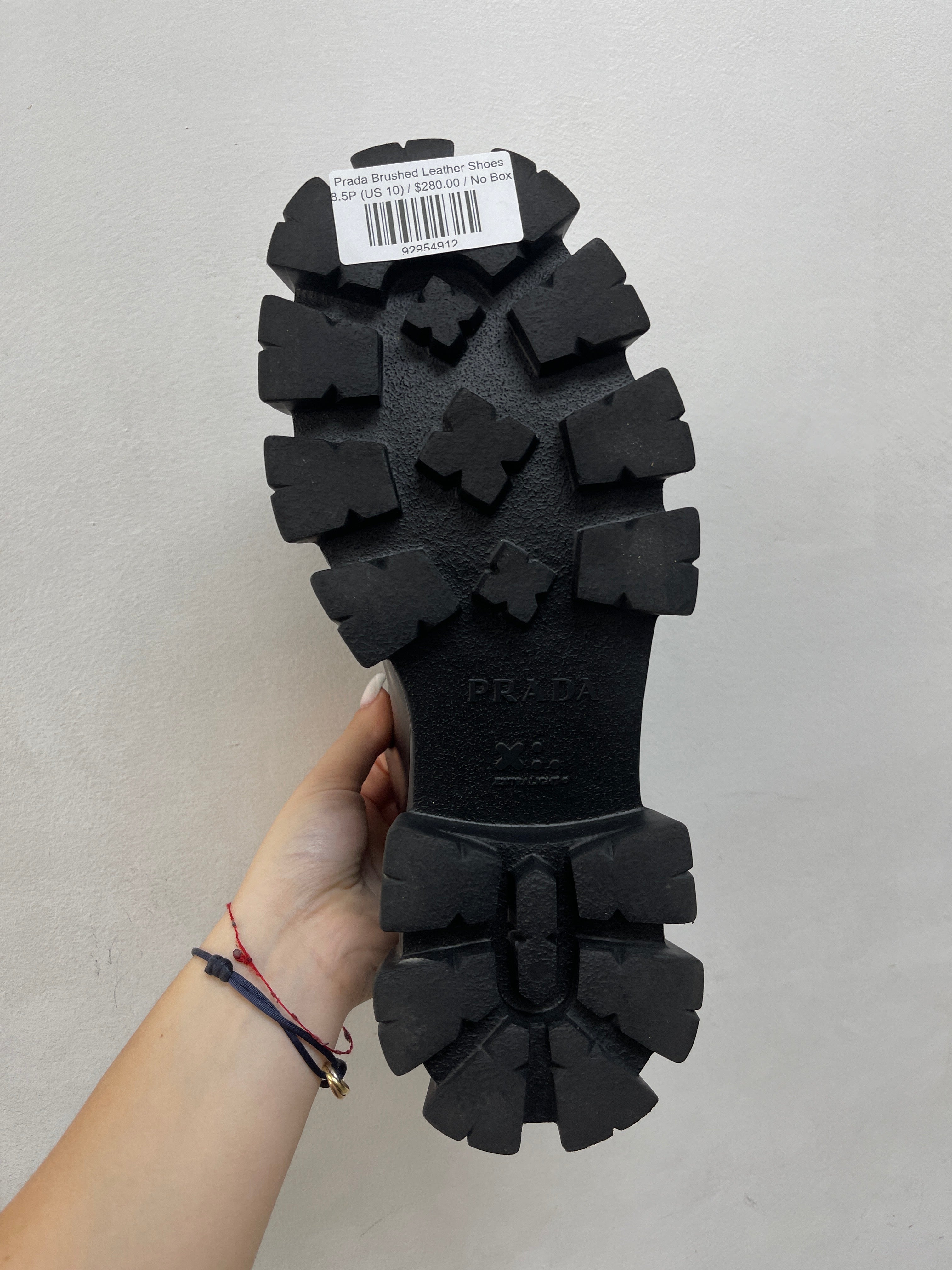 Prada Brushed Leather Shoes
