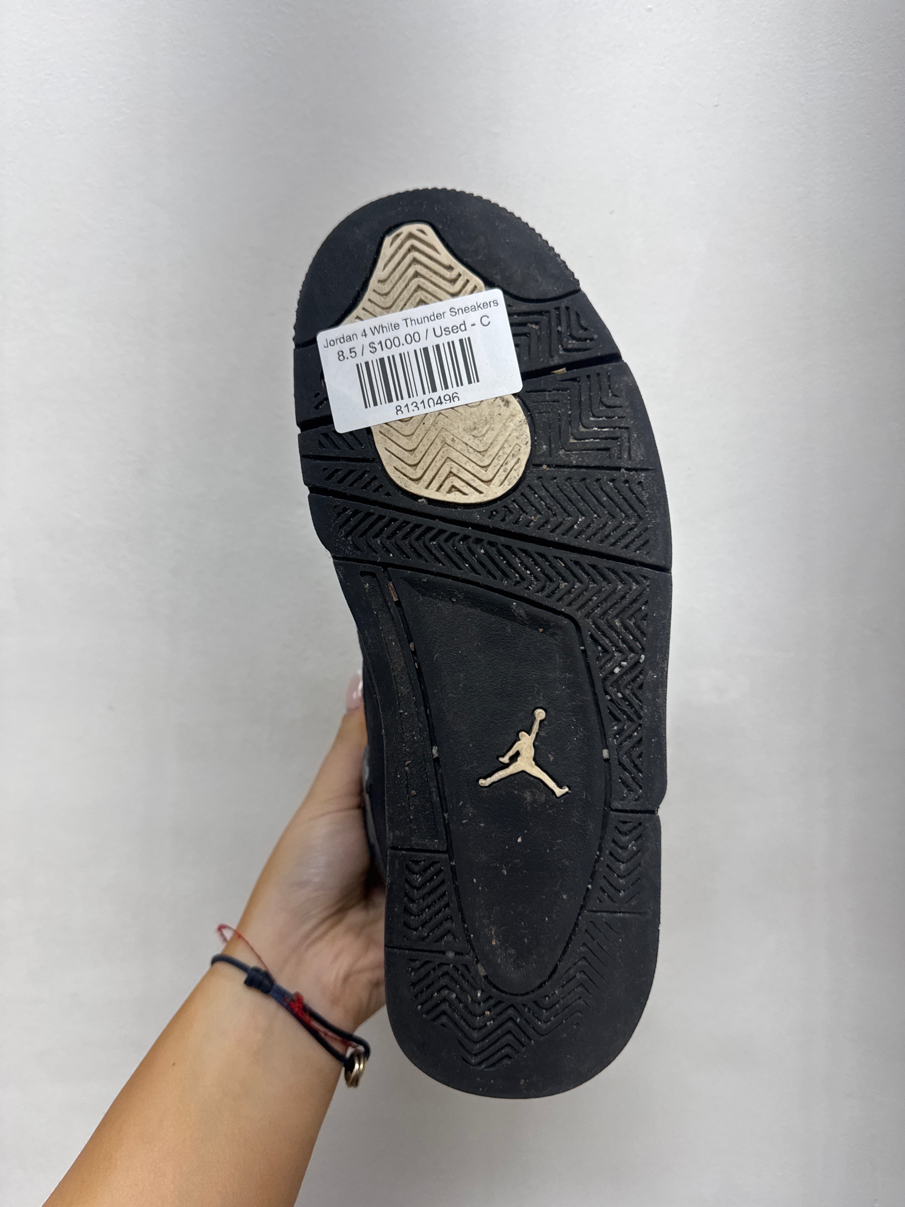 Jordan 4 White Thunder Sneakers