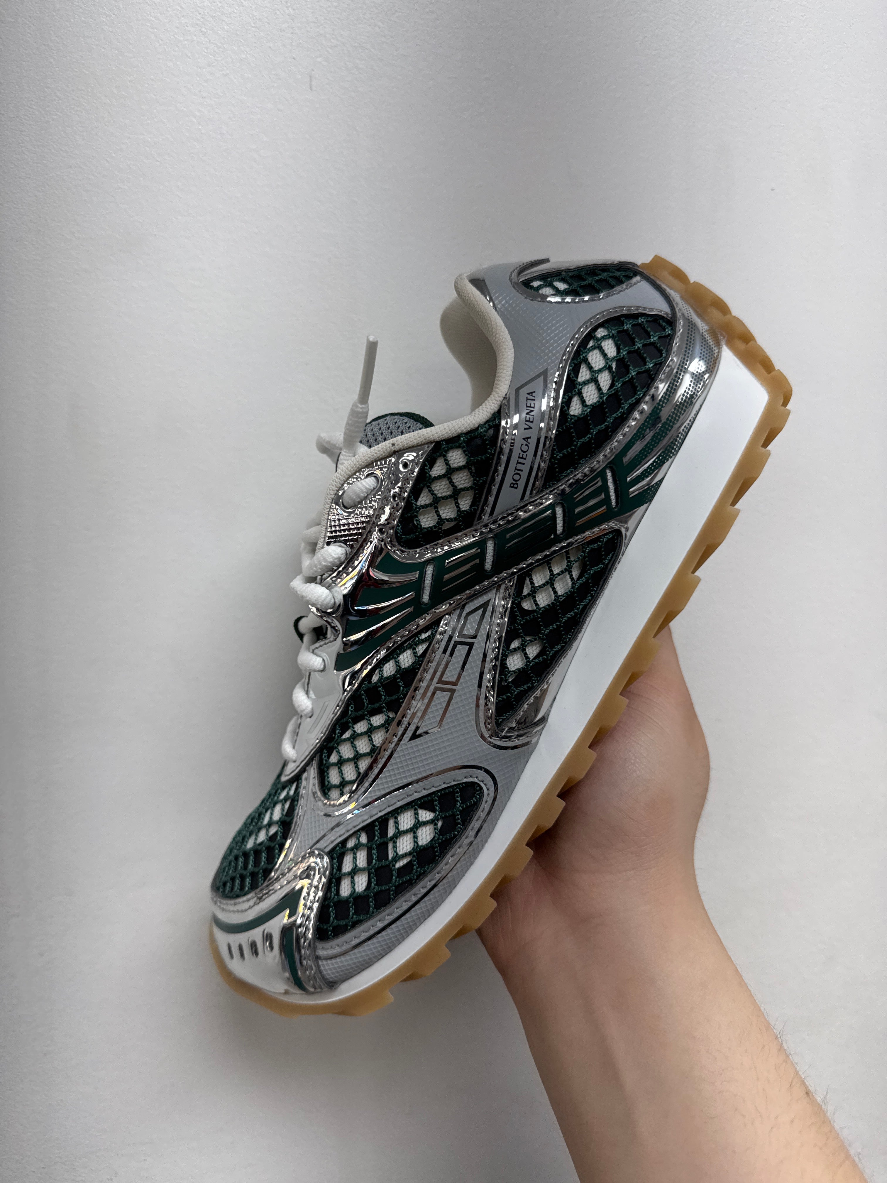 Bottega Veneta Billiard Green Sneakers