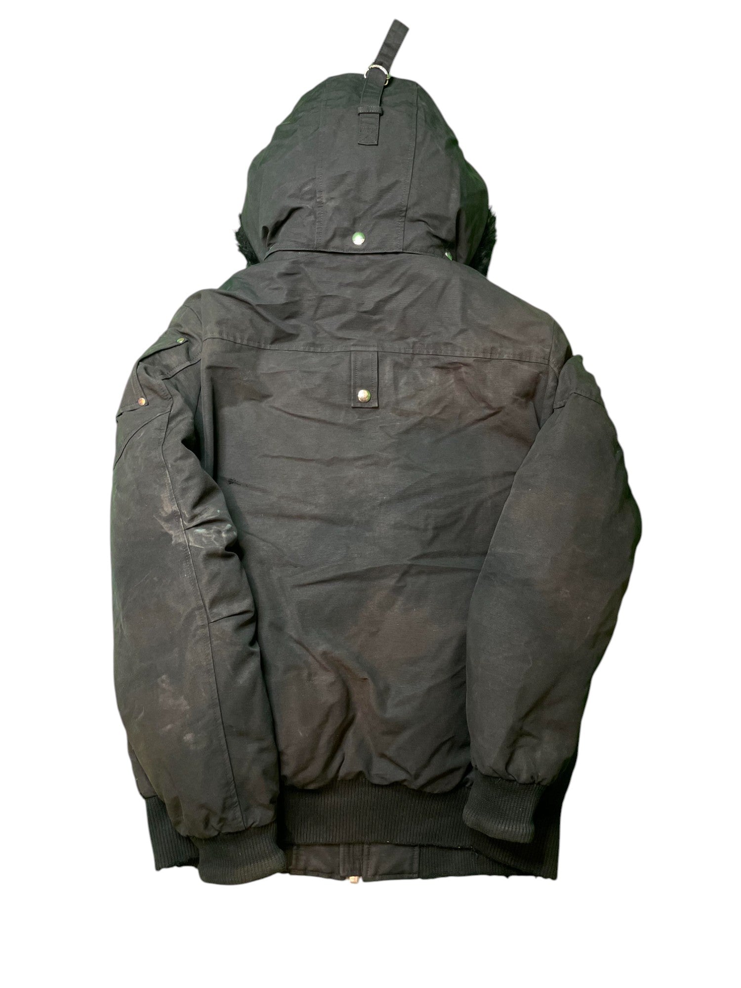 Moose Knuckles "Ballistic Bomber" Neoshear Black Coat