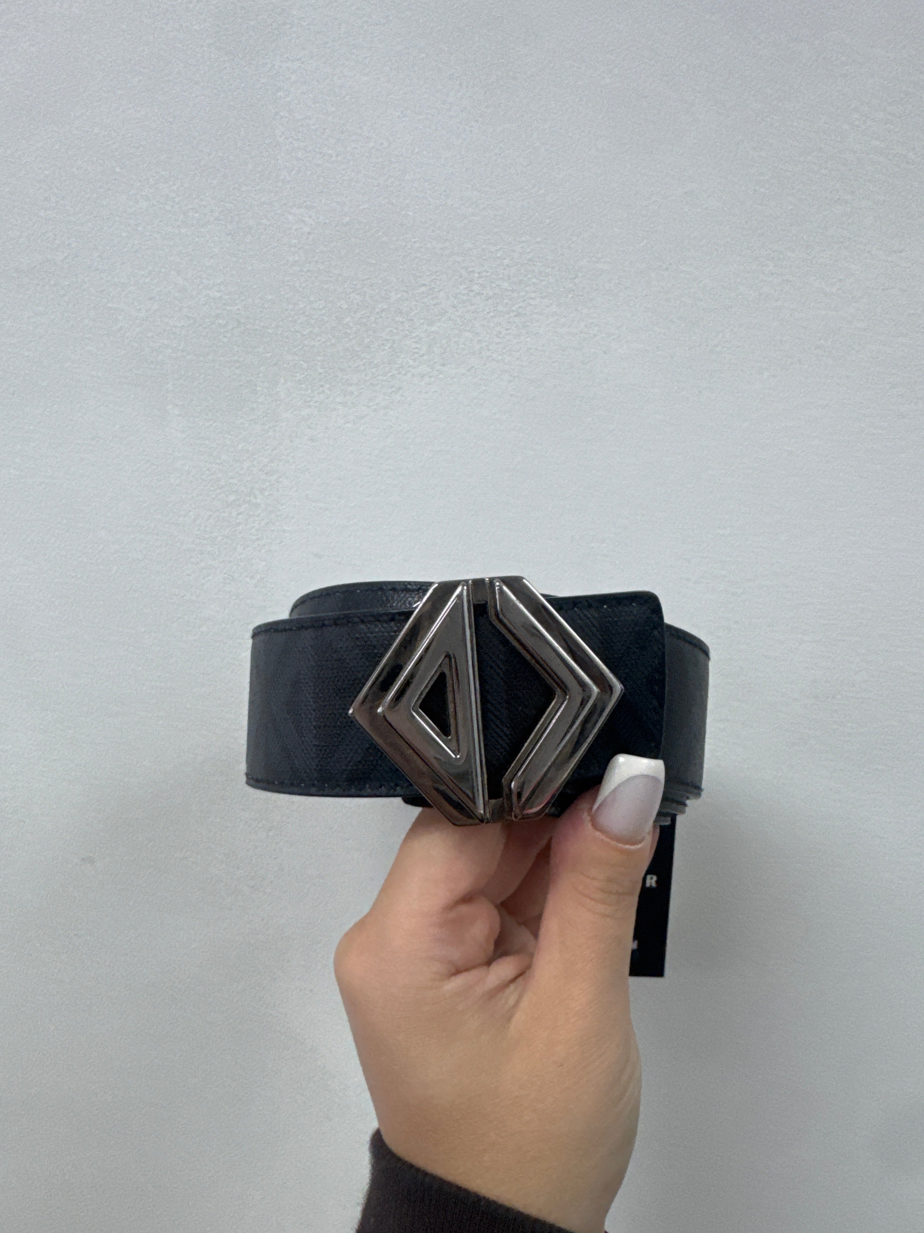 Dior Black CD Diamond Belt (90-36) Belt