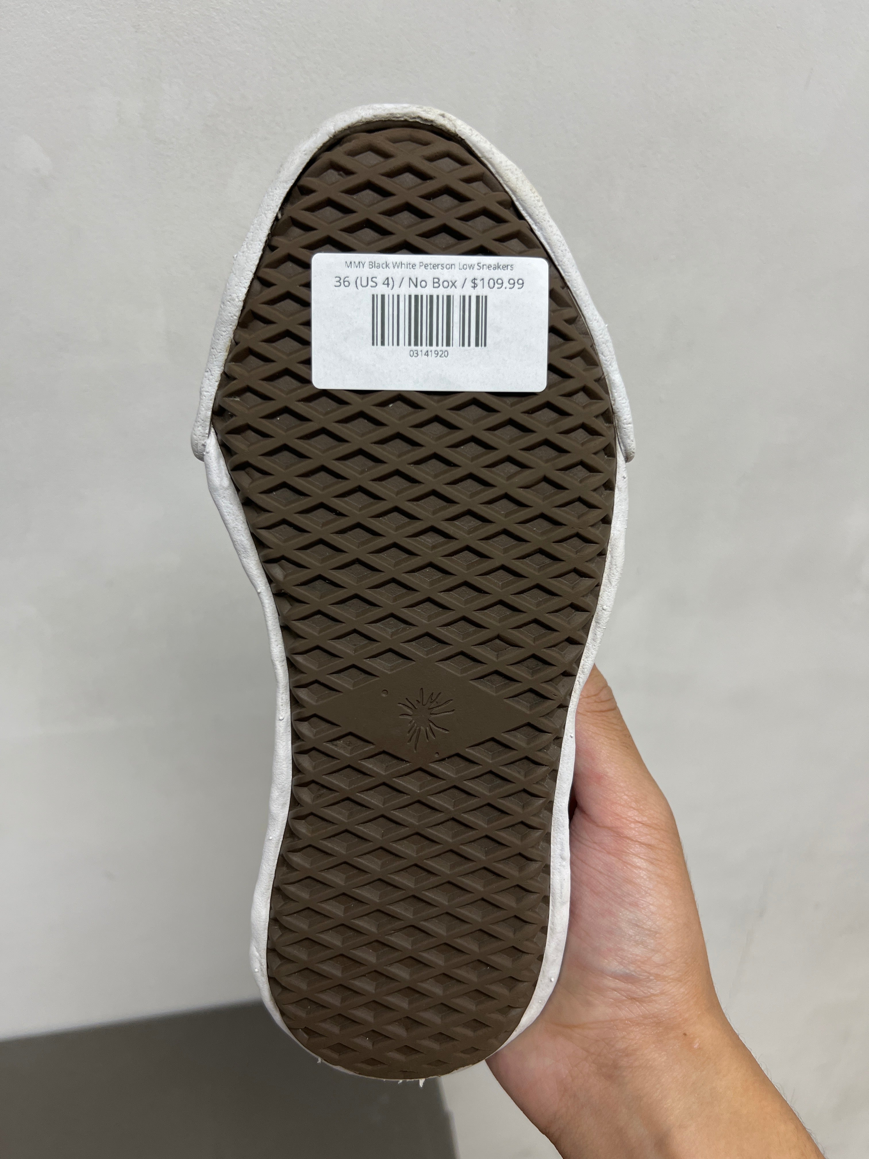 MMY Black White Peterson Low Sneakers