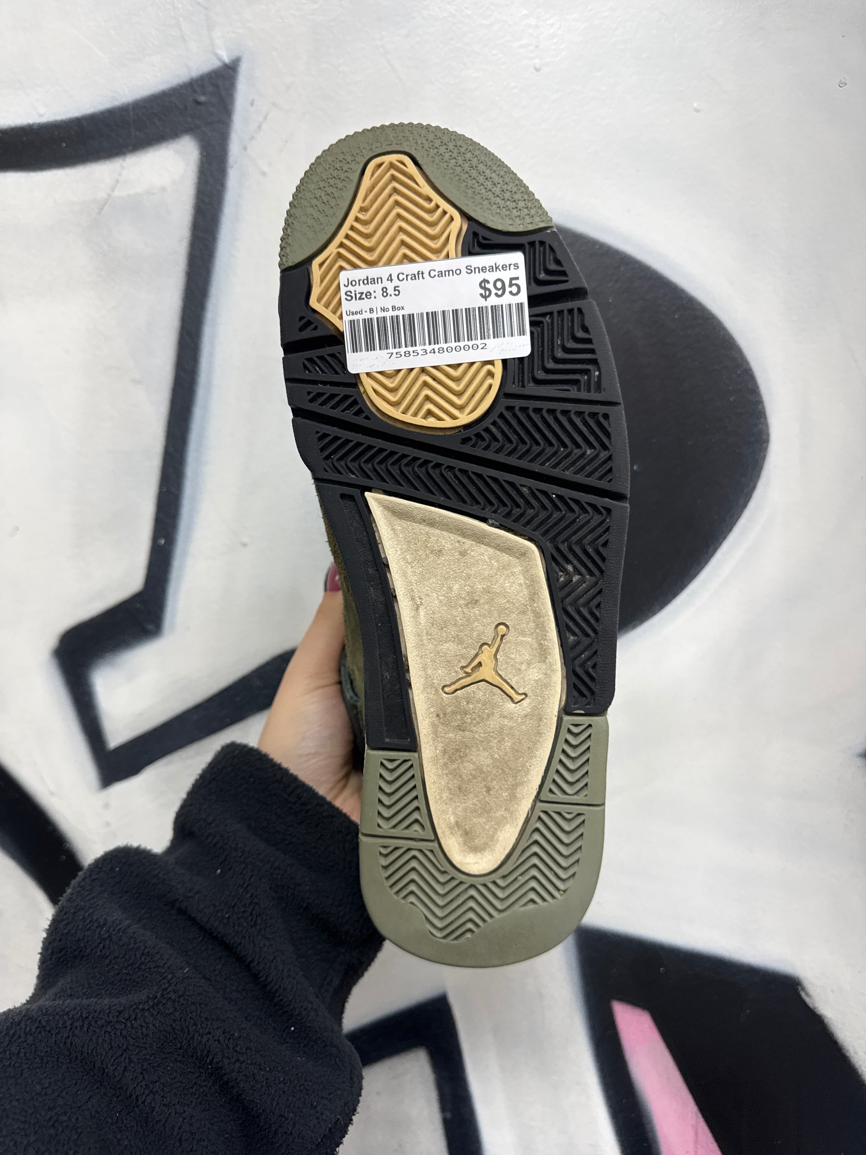 Jordan 4 Craft Camo Sneakers