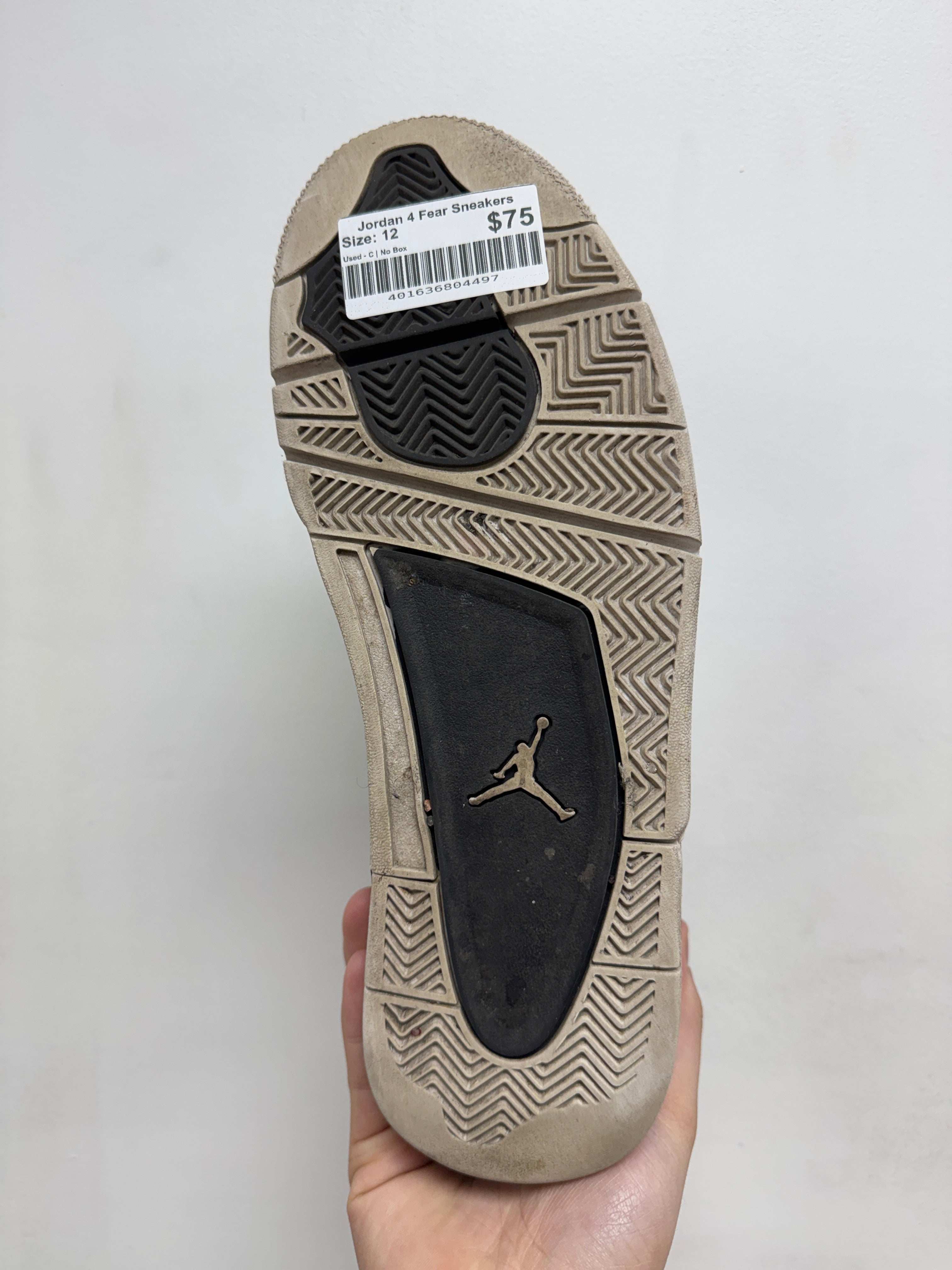 Jordan 4 Fear Sneakers