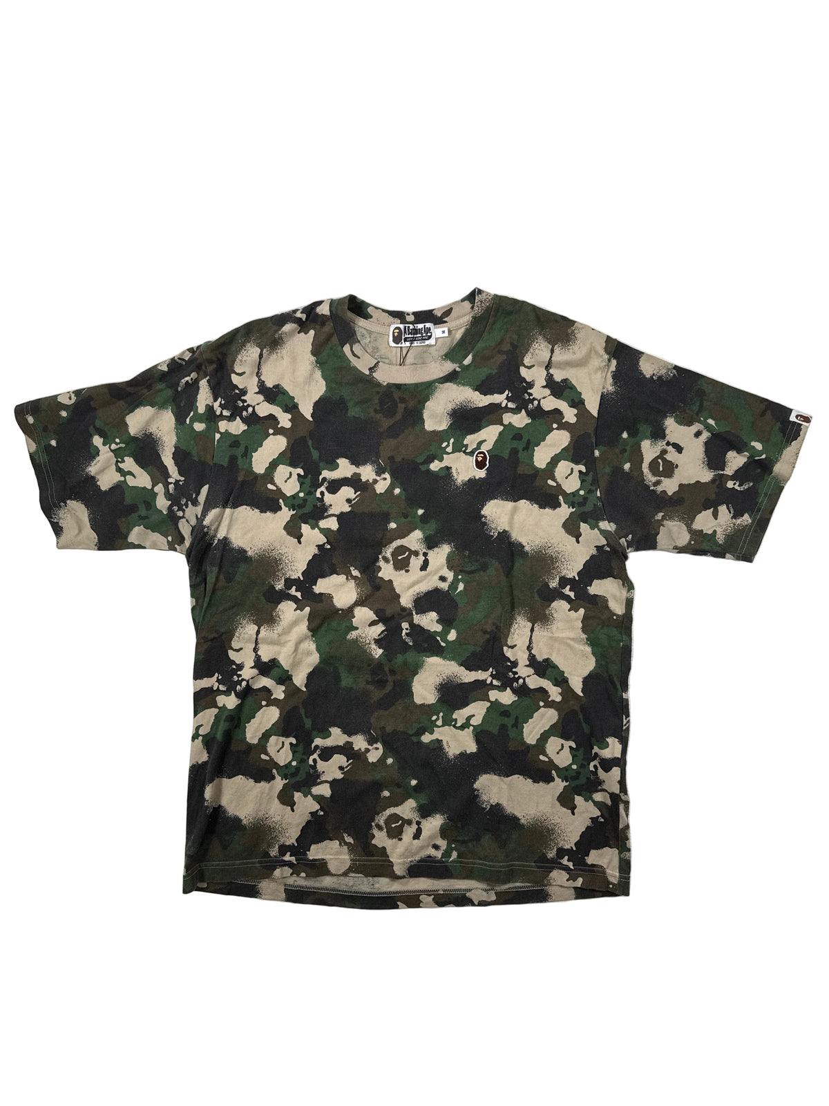 Bape Camo Small Ape Head Tee