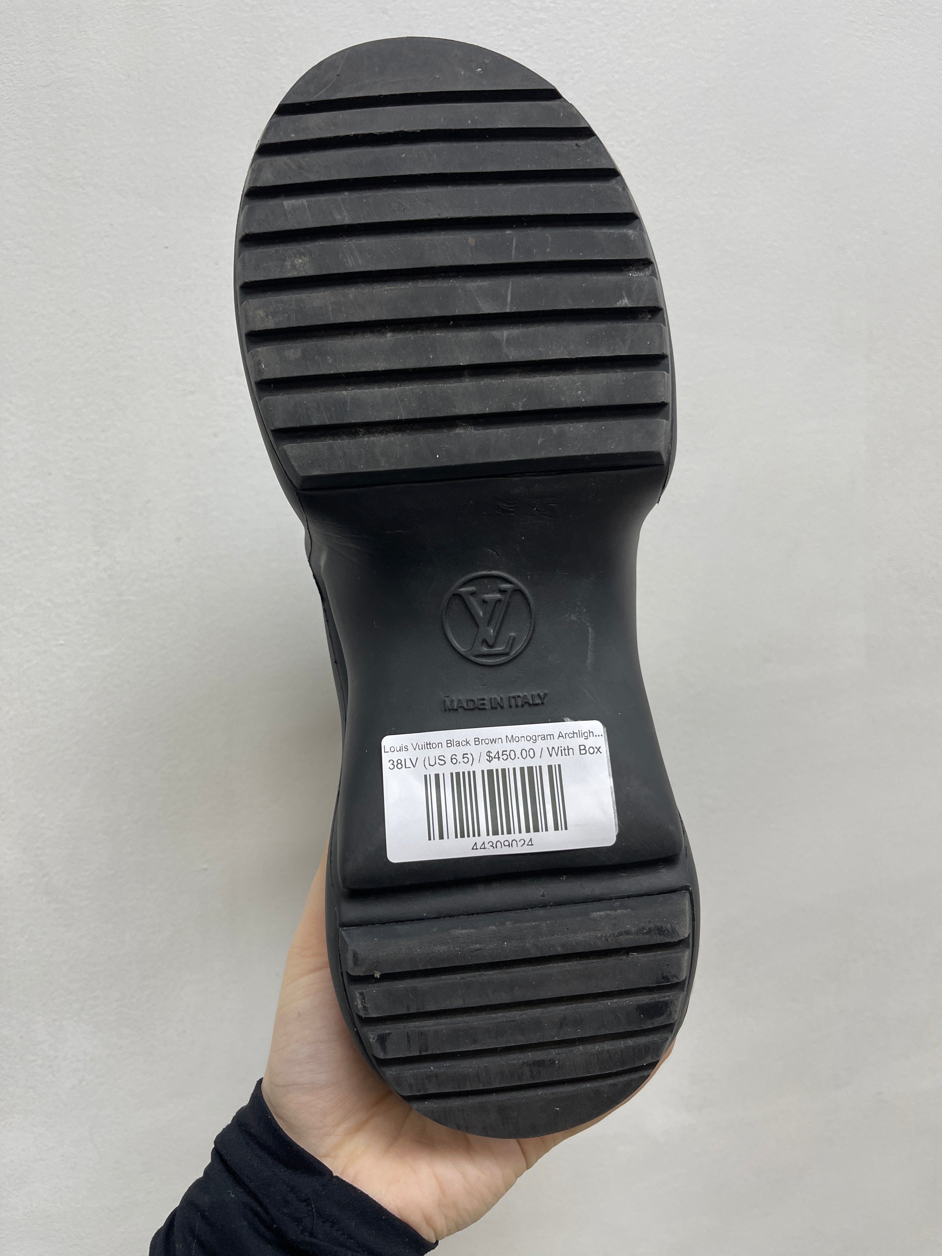 Louis Vuitton Black Brown Monogram Archlight Sneakers
