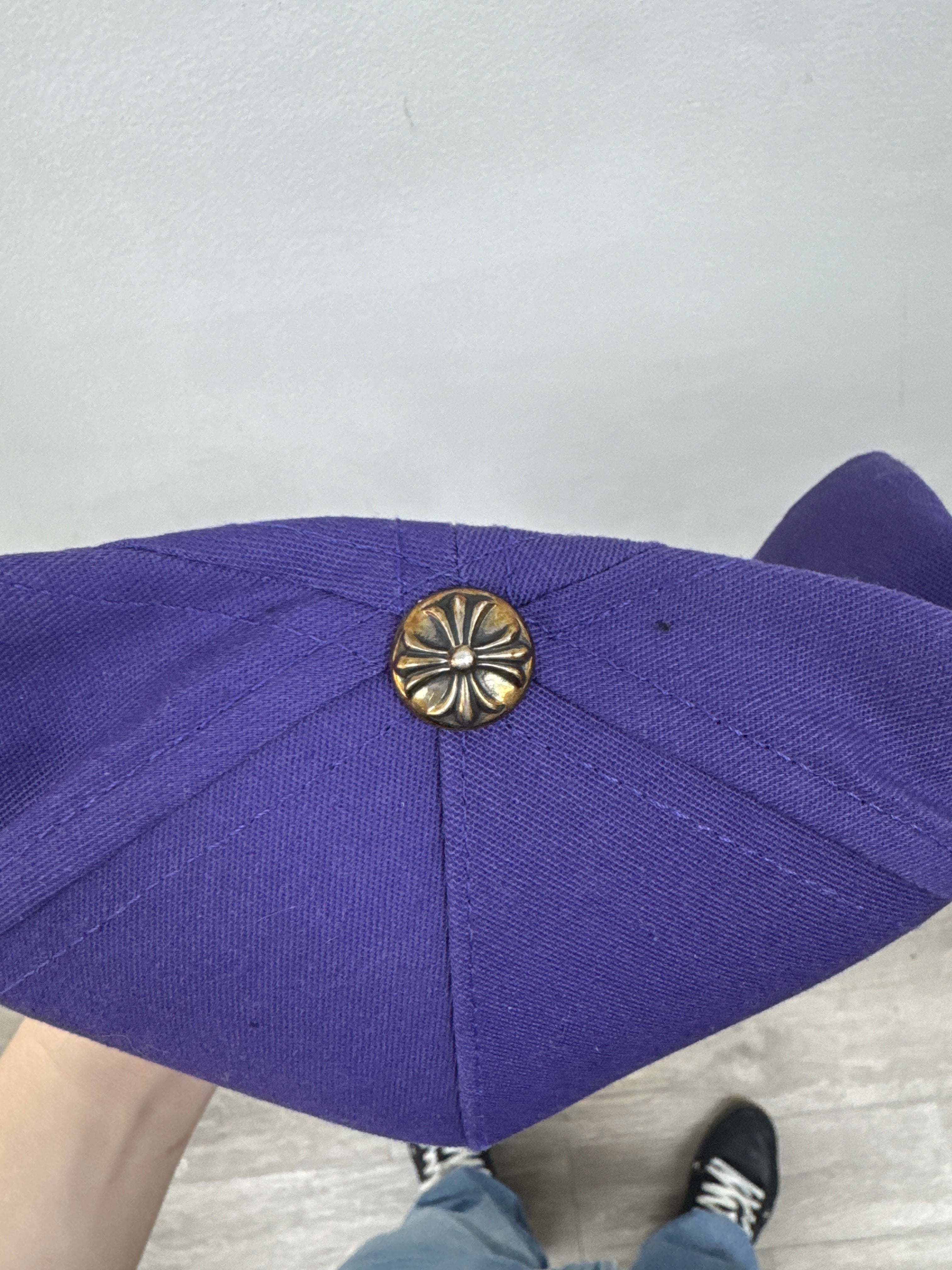 Chrome Hearts Purple Green CH Baseball Hat