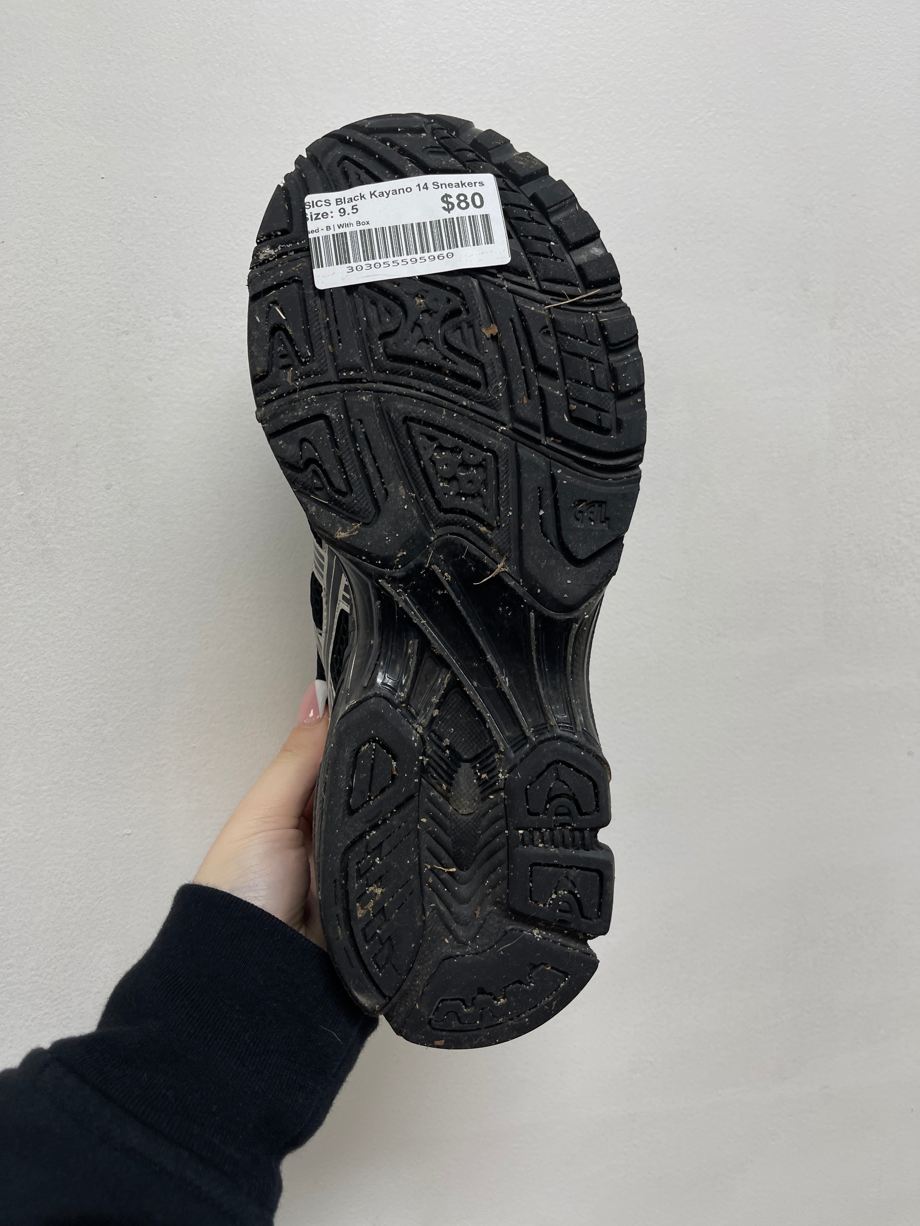 ASICS Black Kayano 14 Sneakers