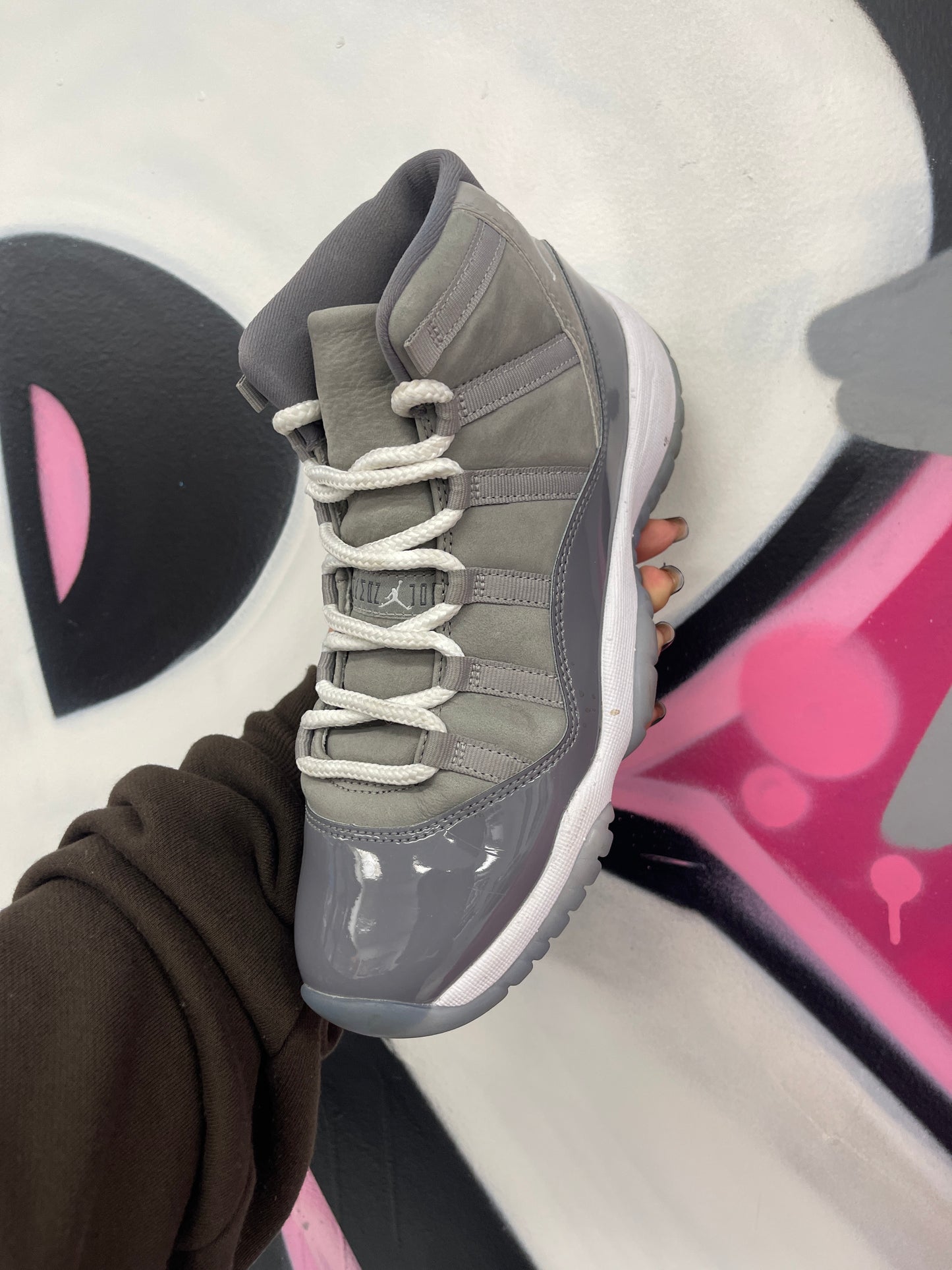 Jordan 11 Cool Grey Used 7Y With Box
