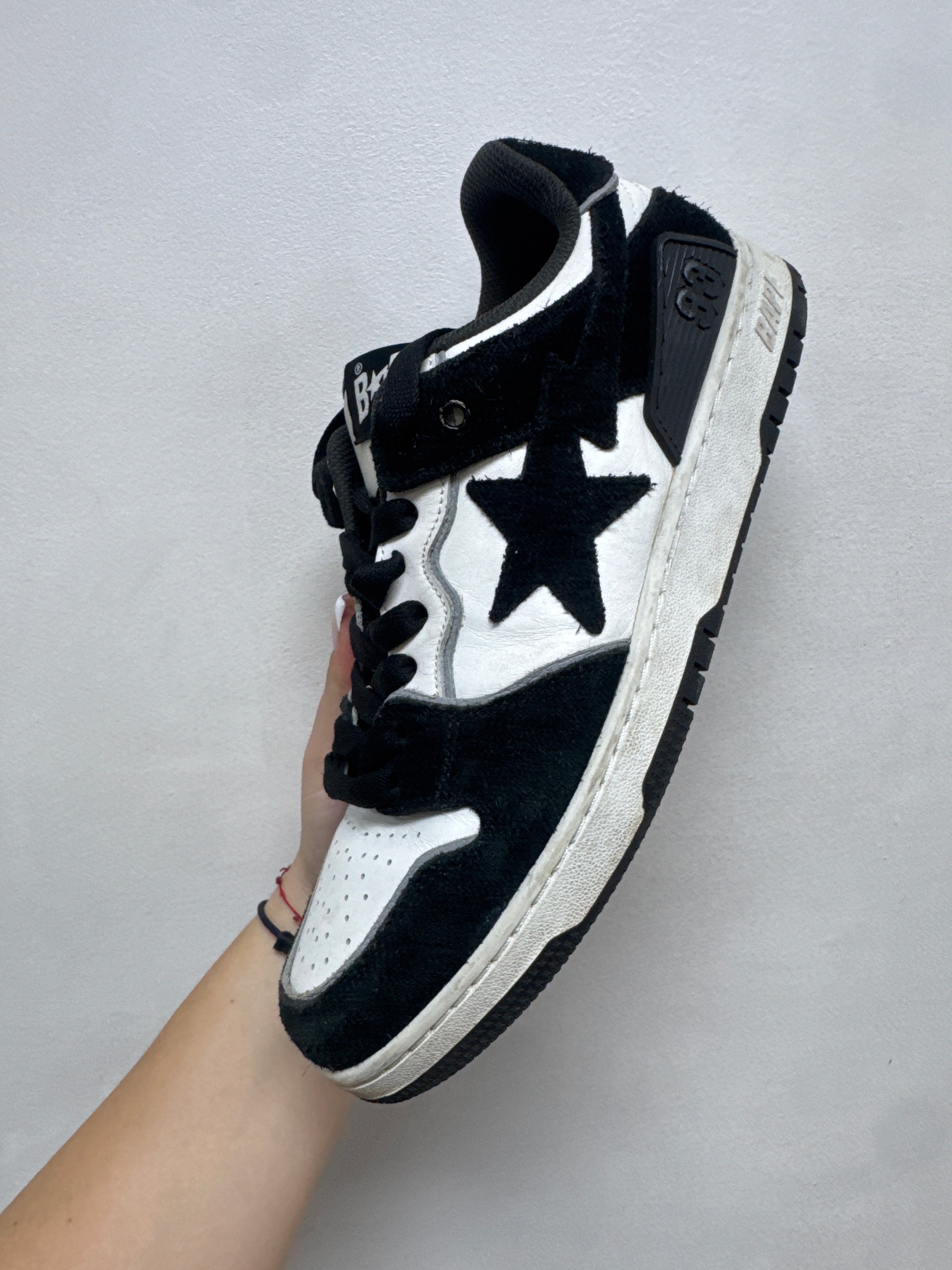 Bape Black White Bapesta Sneakers