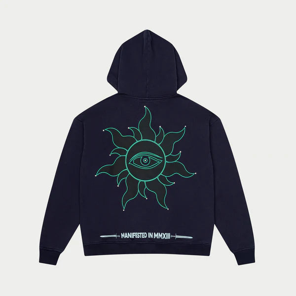 Godspeed "Sunken Liberty" Navy Wash Hoodie