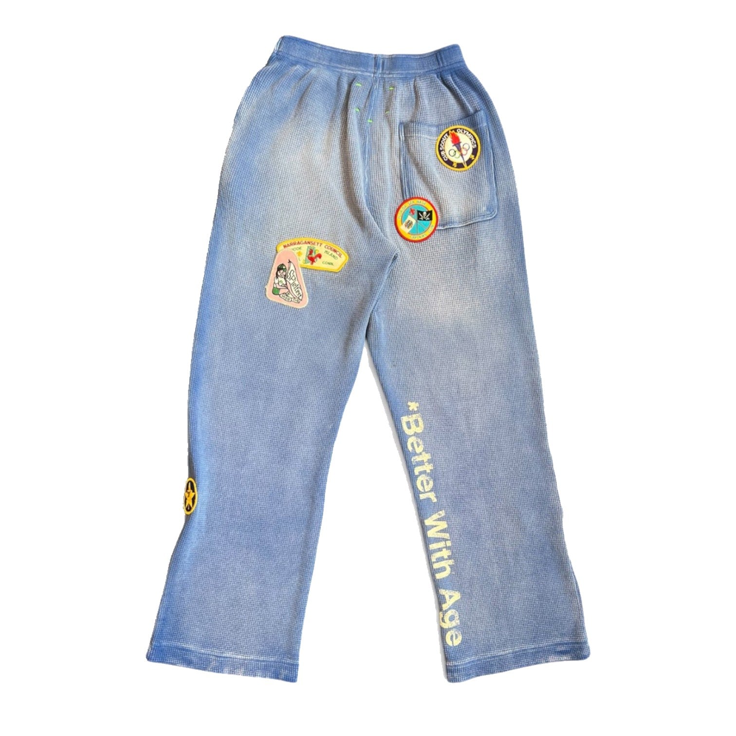 Better With Age 'Gentlemen's Waffle' Blue Sweats