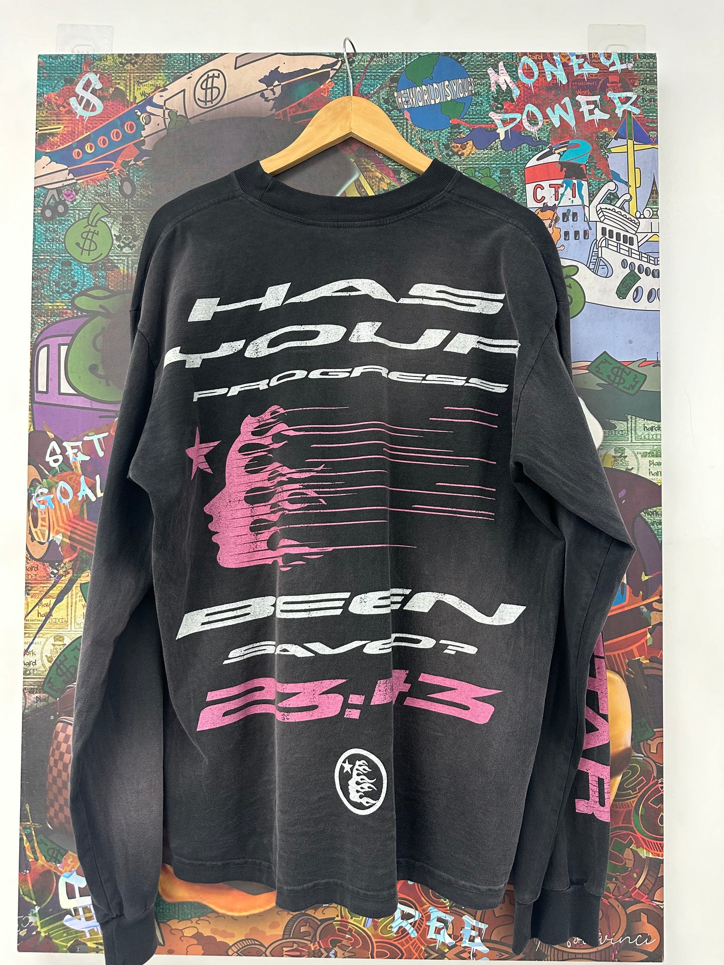Hellstar QR Christ L/S Tee size:Medium New