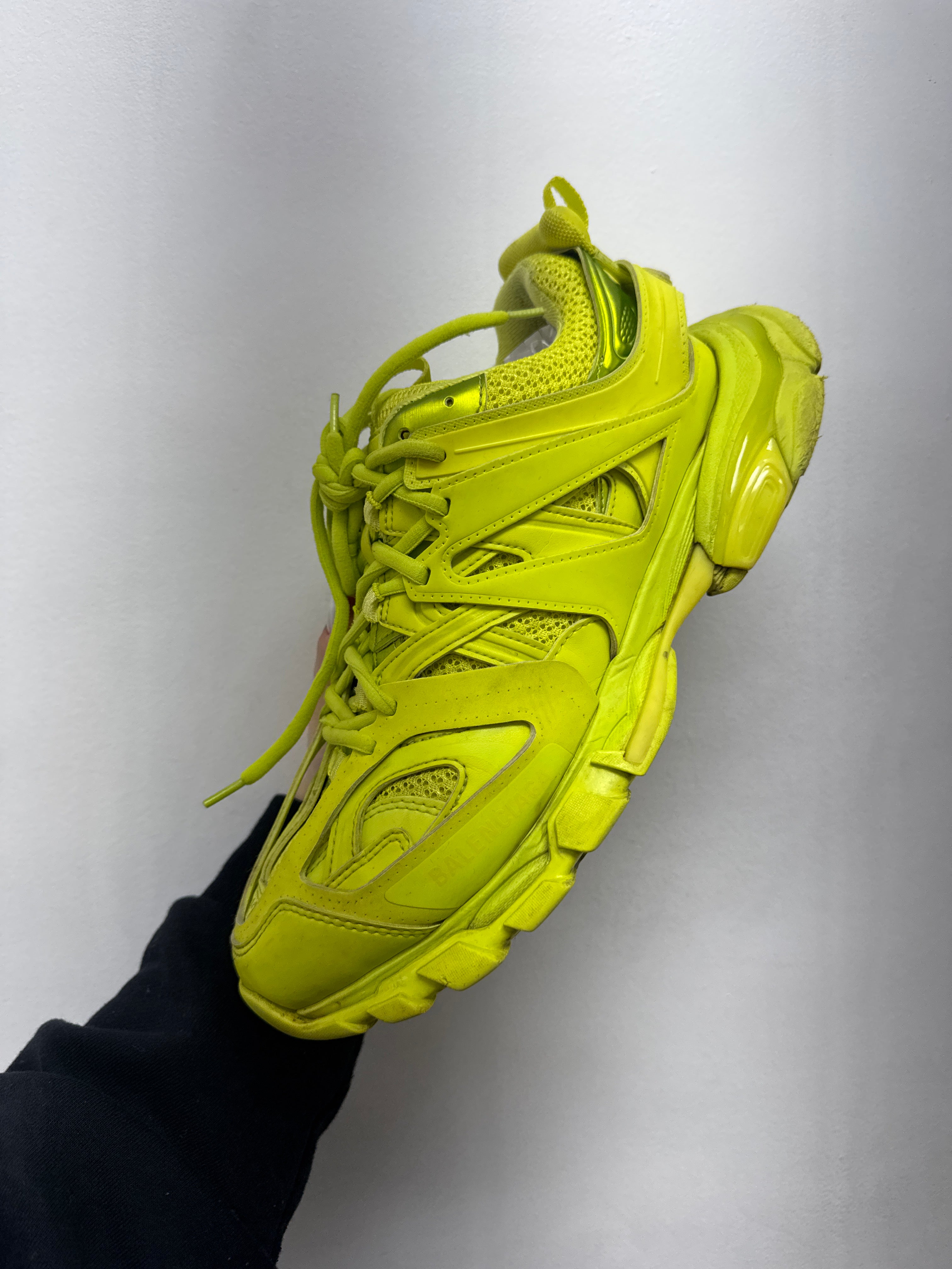 Balenciaga Lime Track Sneakers