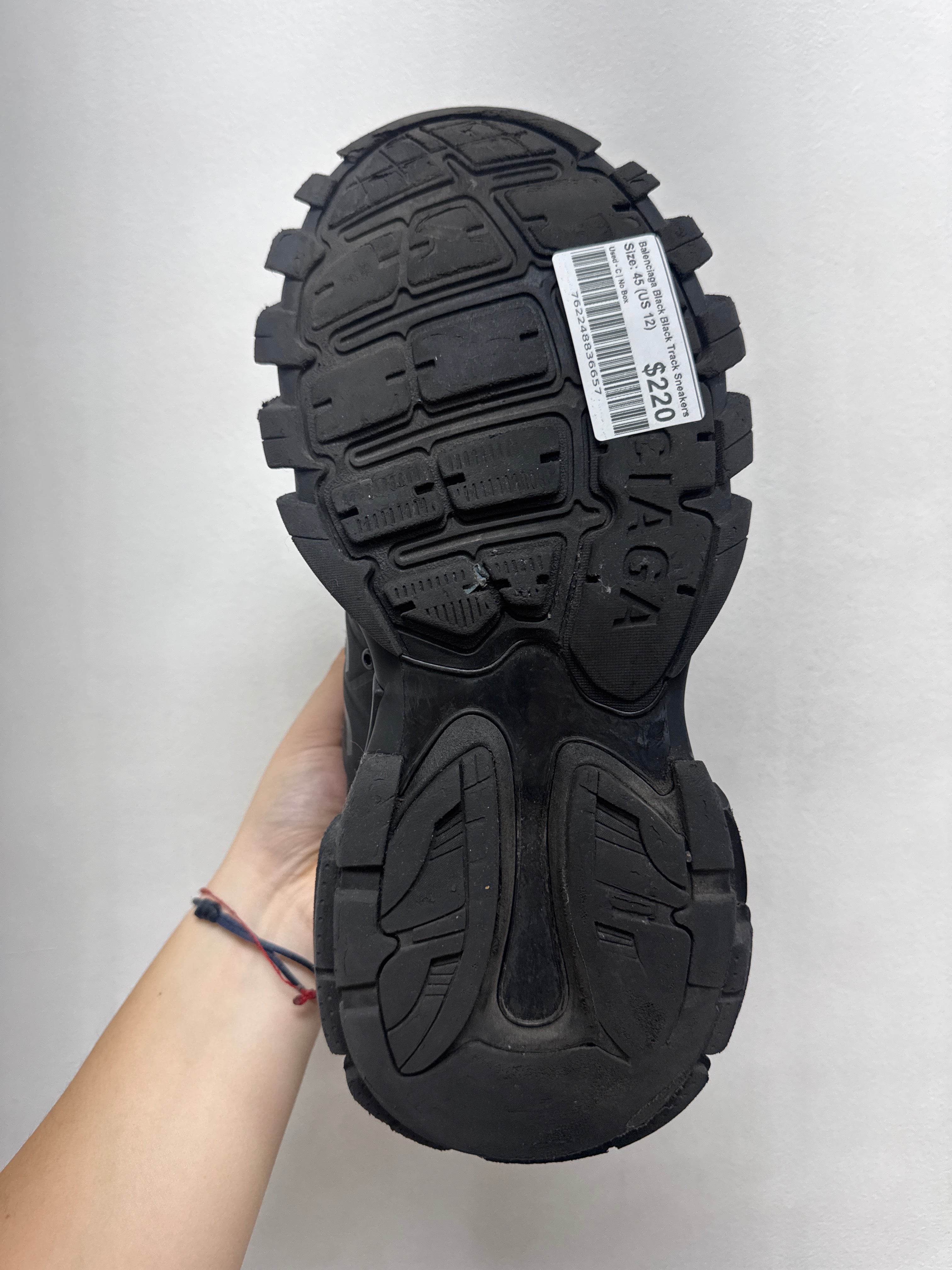 Balenciaga Black Black Track Sneakers