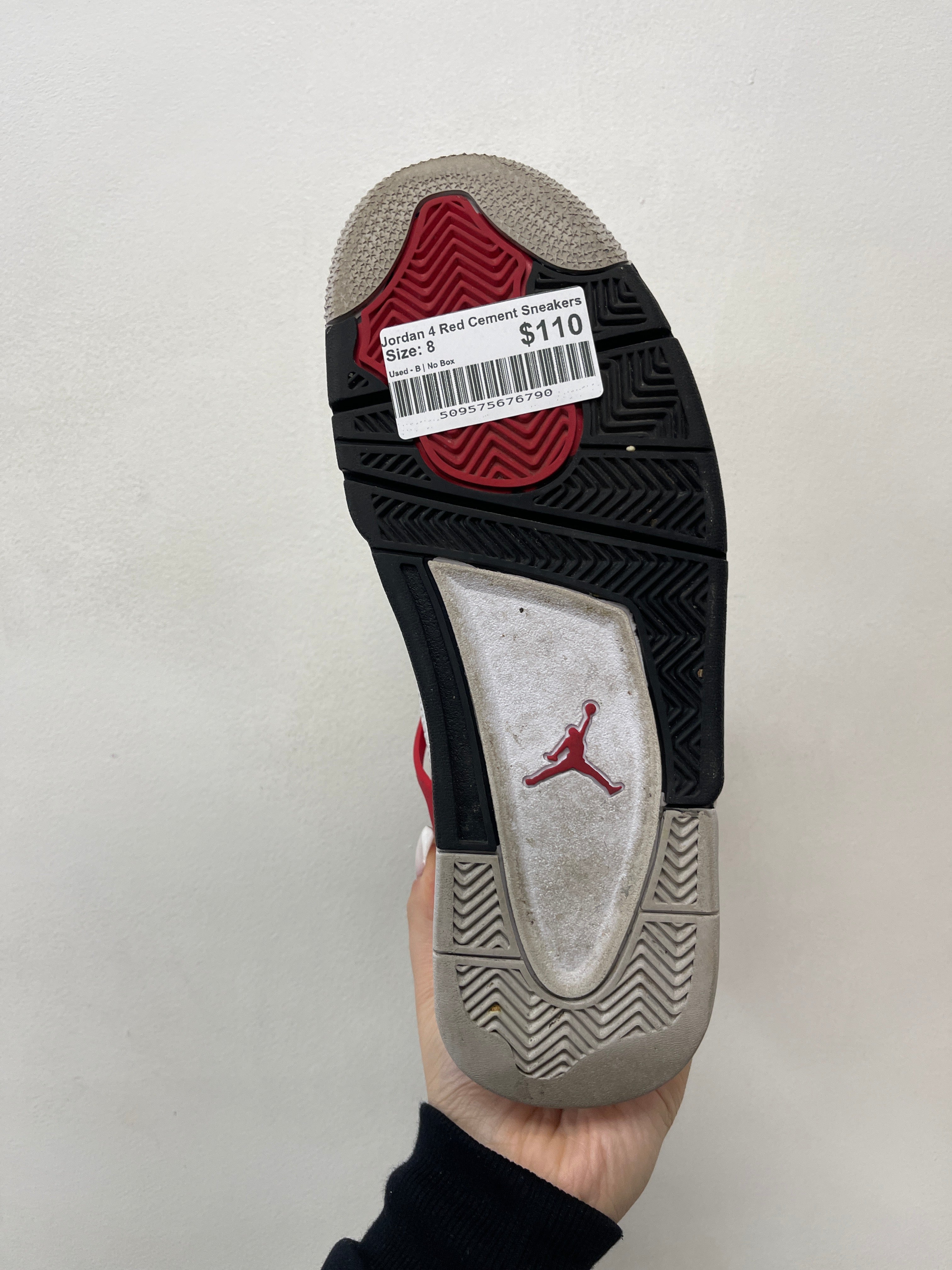 Jordan 4 Red Cement Sneakers