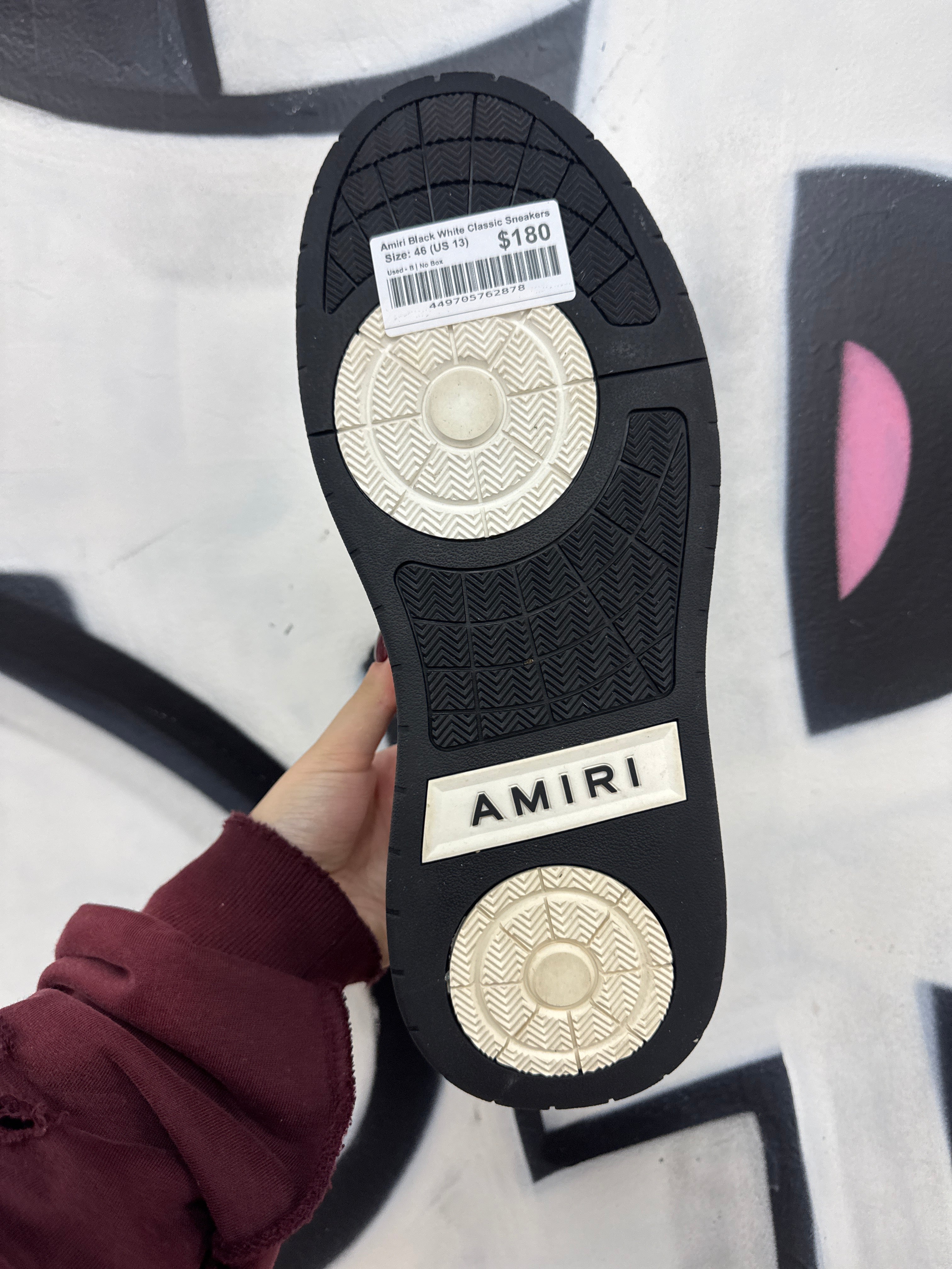 Amiri Black White Classic Sneakers