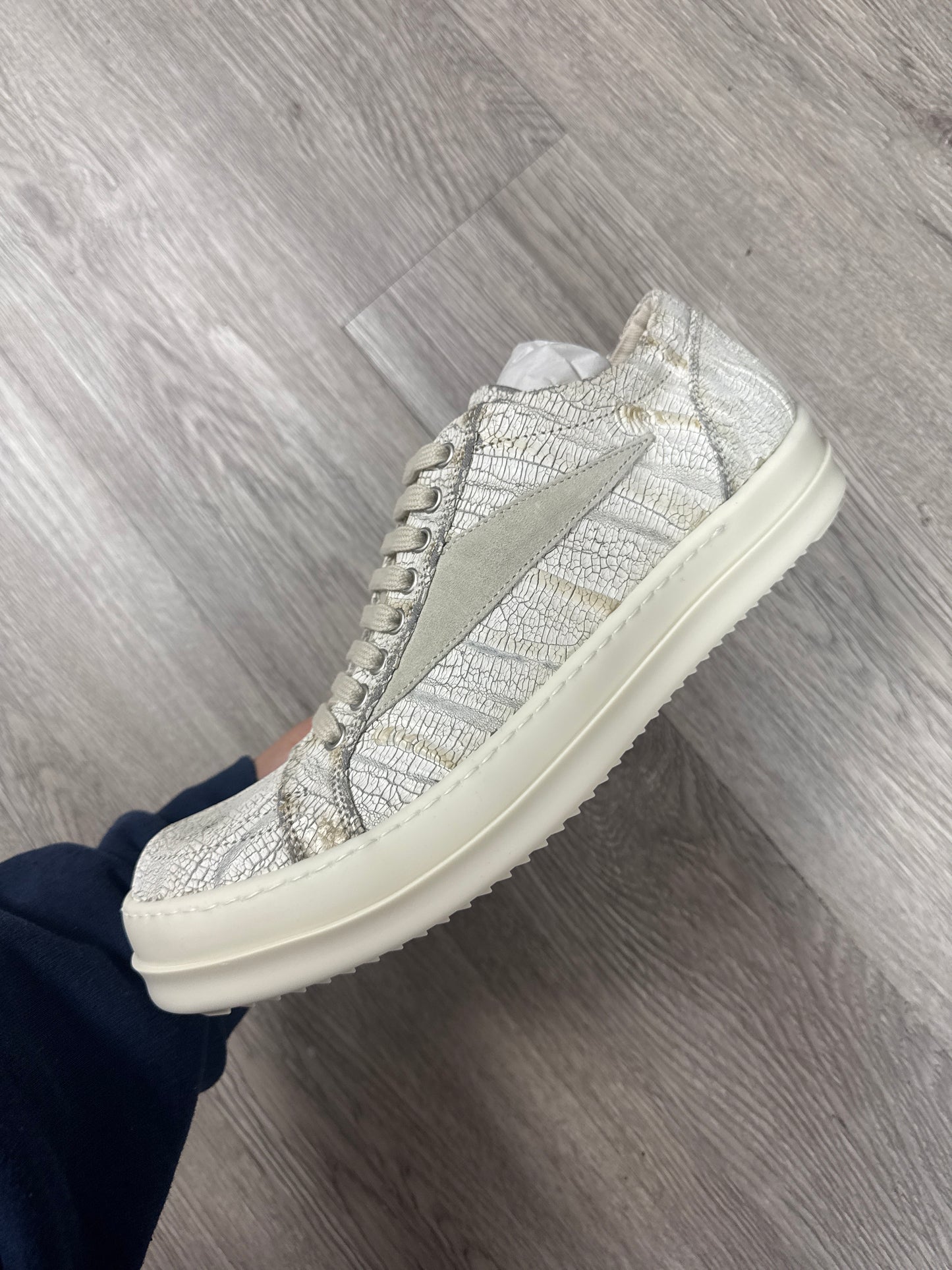 Rick Owens DRKSHDW Vintage Low Megacrust Milk/Milk