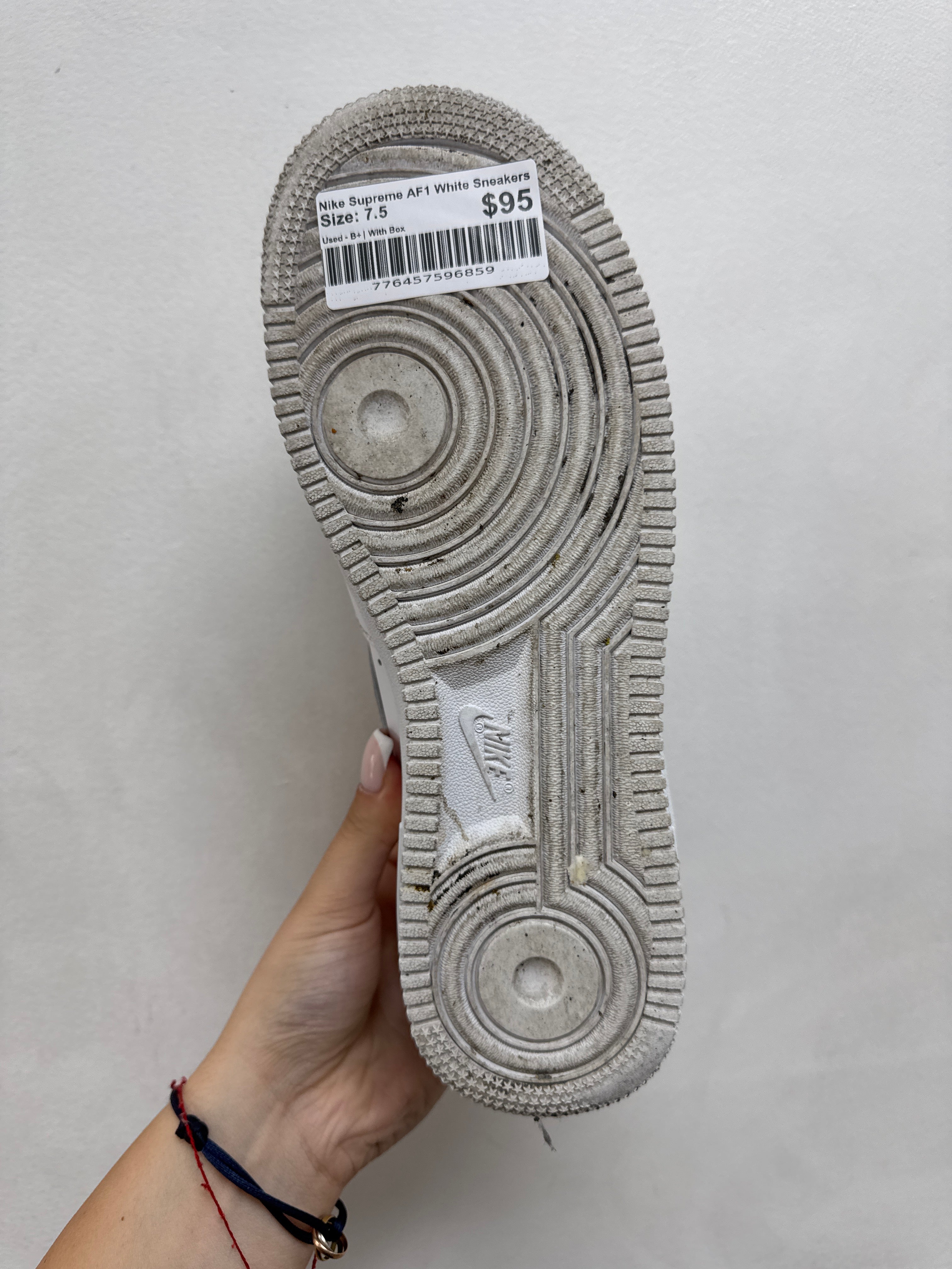 Nike Supreme AF1 White Sneakers
