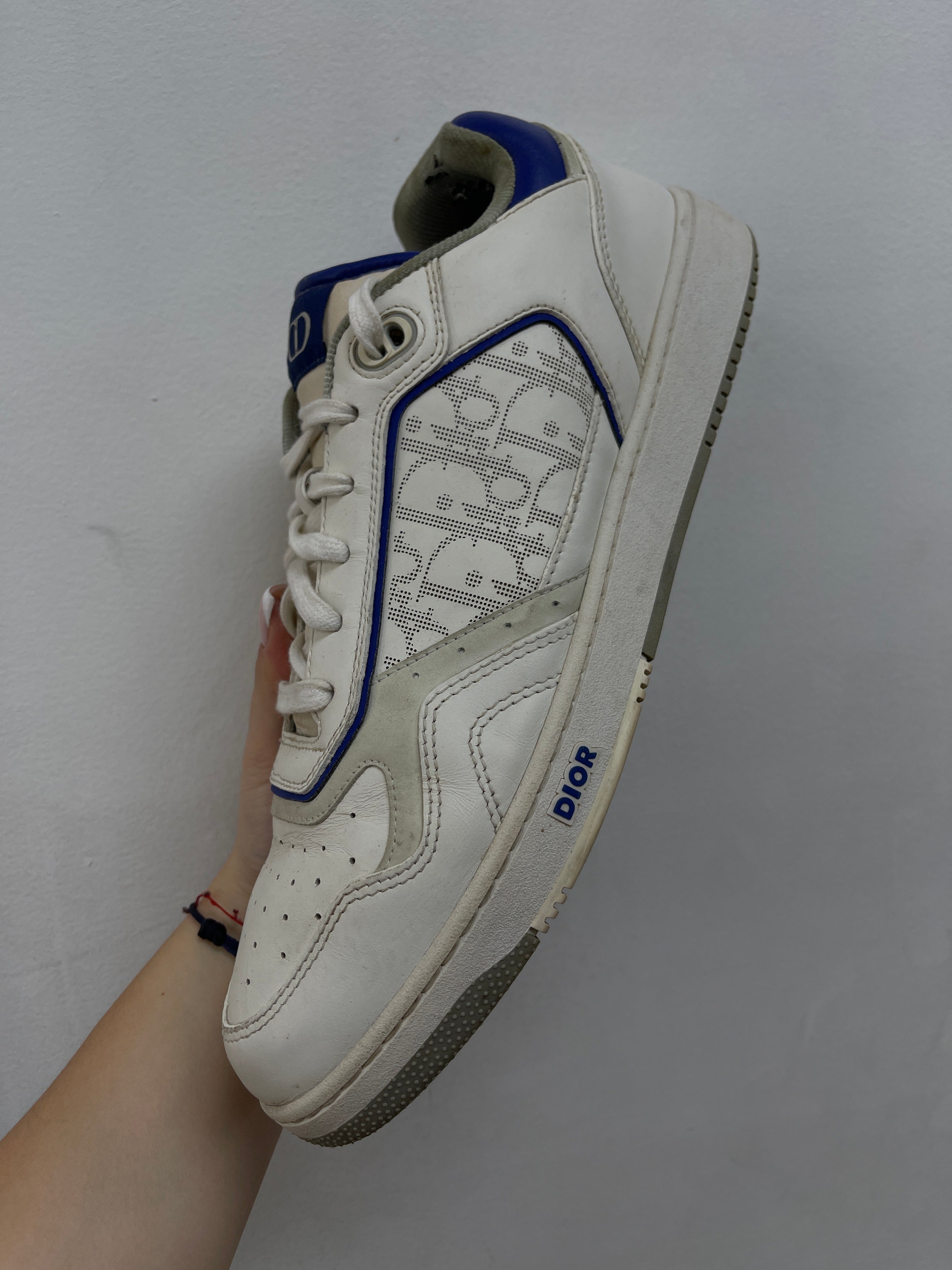 Dior White Purple B27 Sneakers