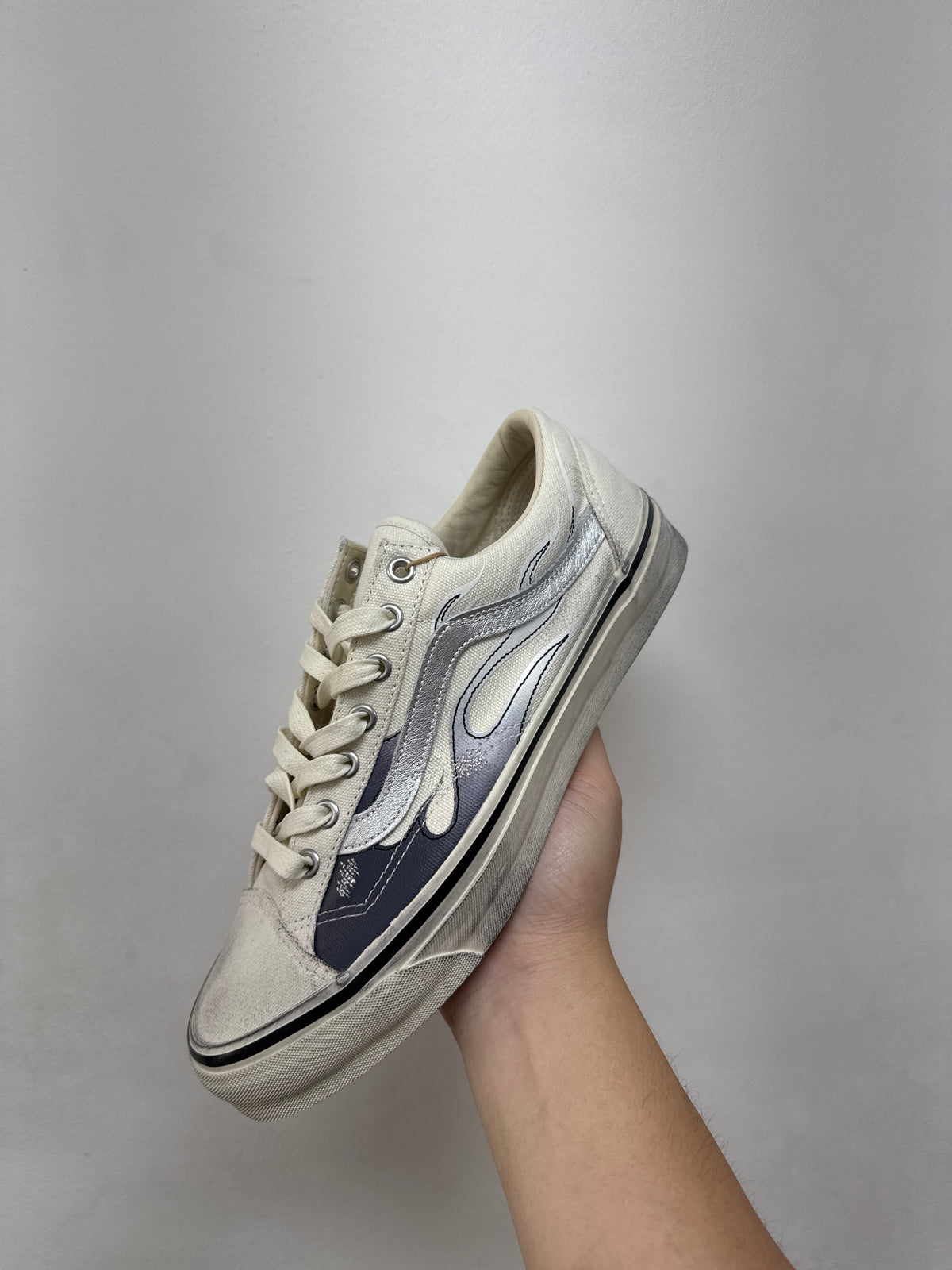 Vans LX Old Skool Archive Flame White Sneakers