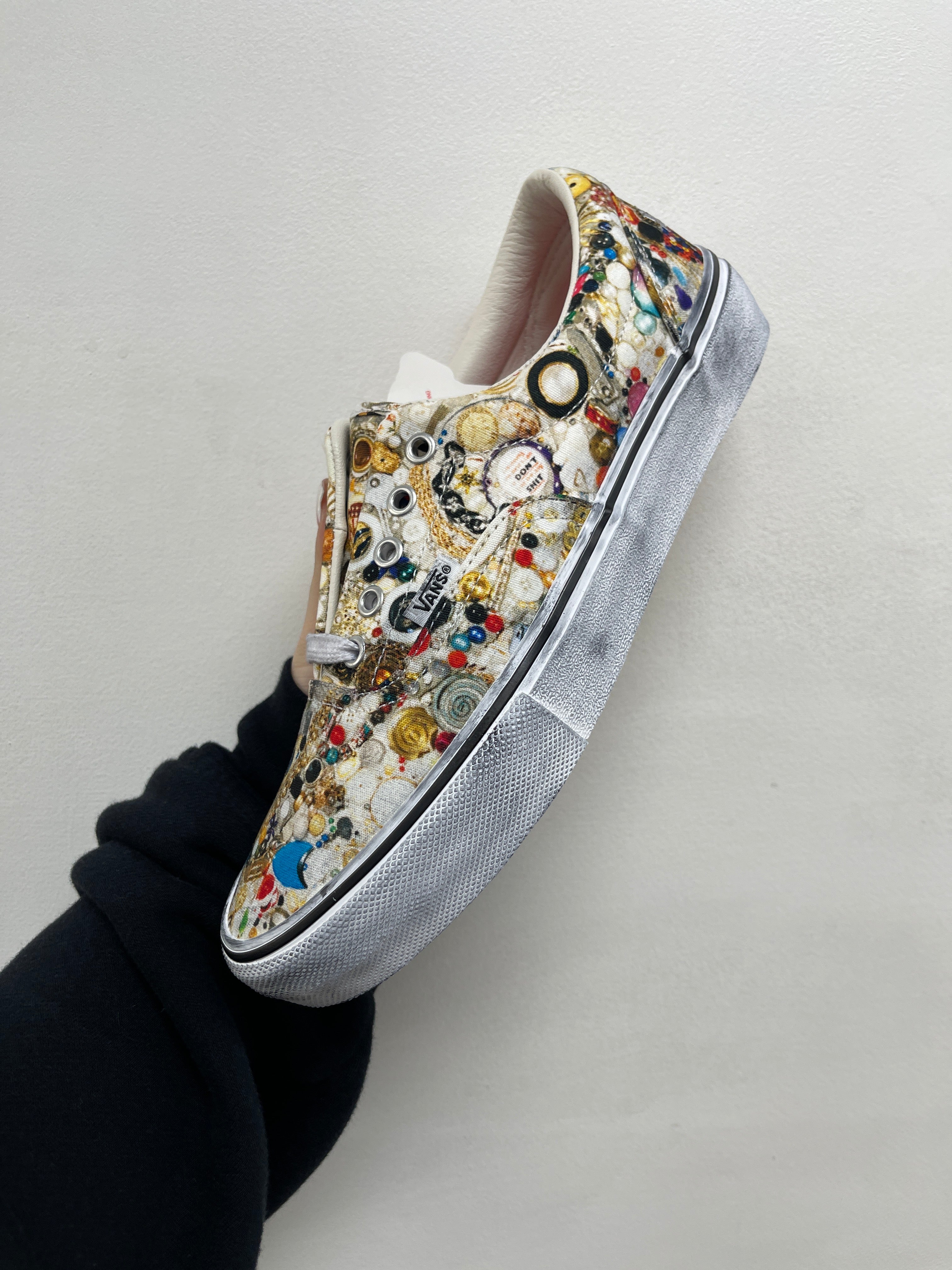 Supreme x Vans x Mike Kelly White Sneakers