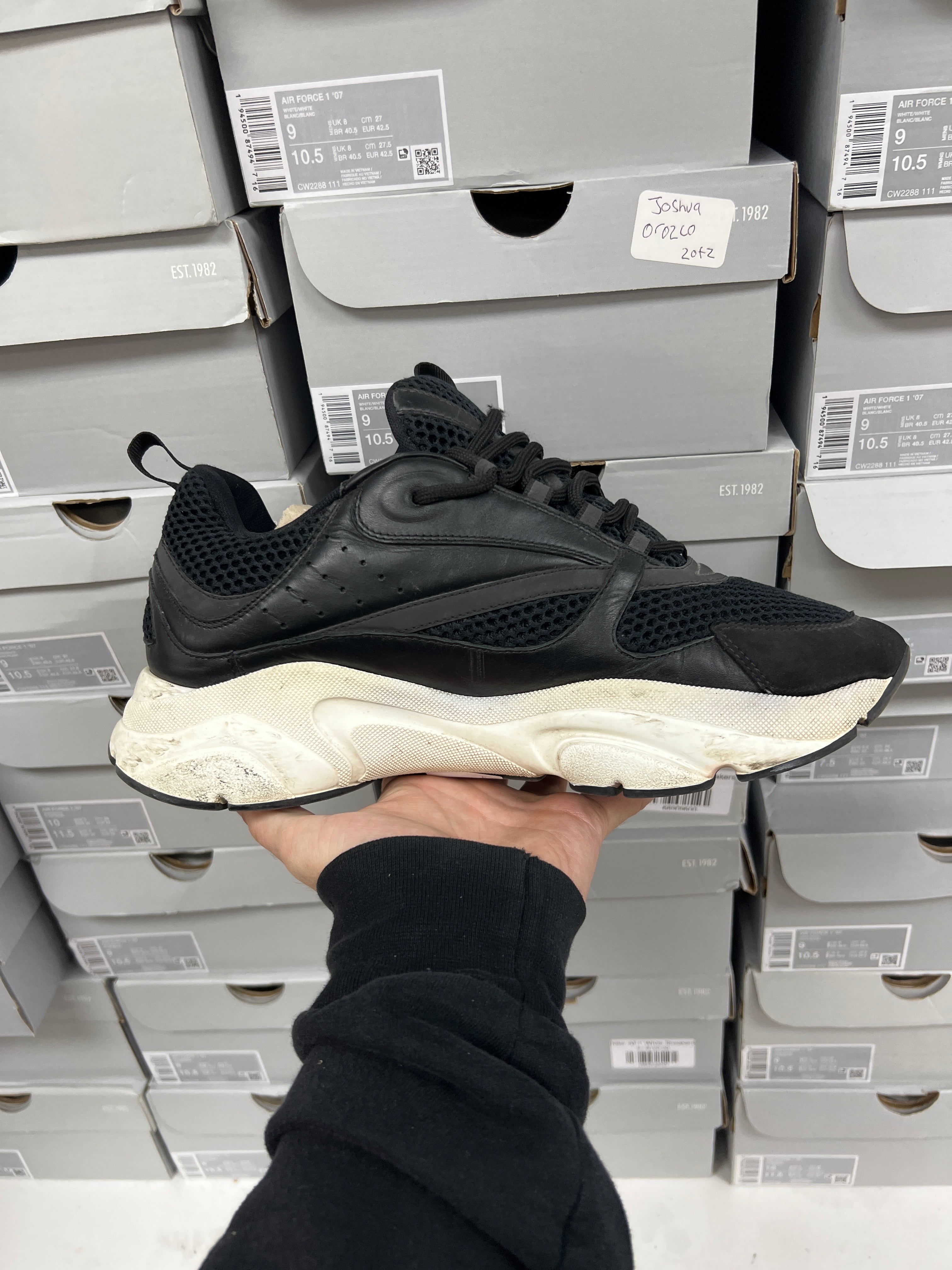 Dior B22 Black Sneakers