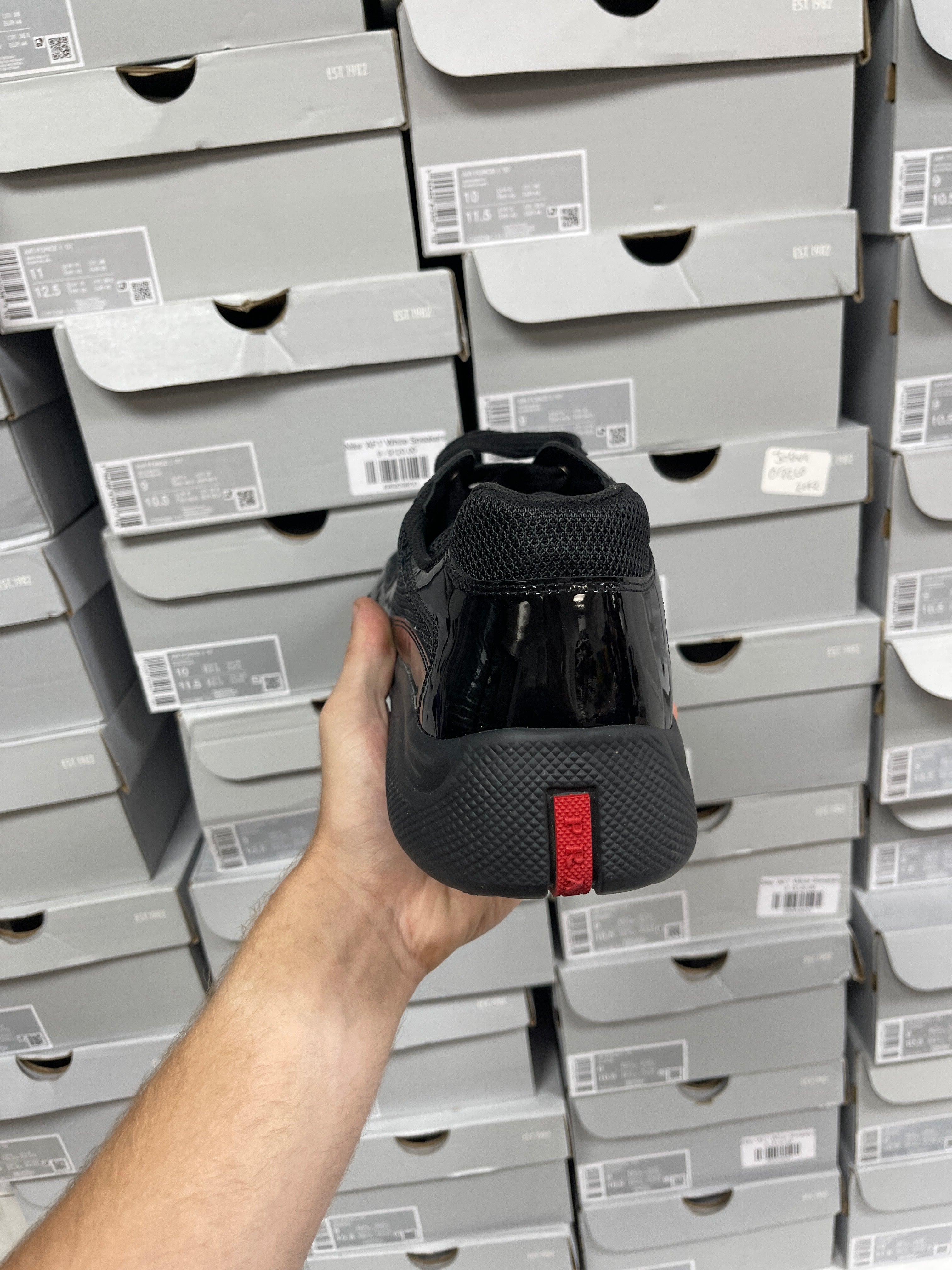 Prada Triple Black Cups Sneakers