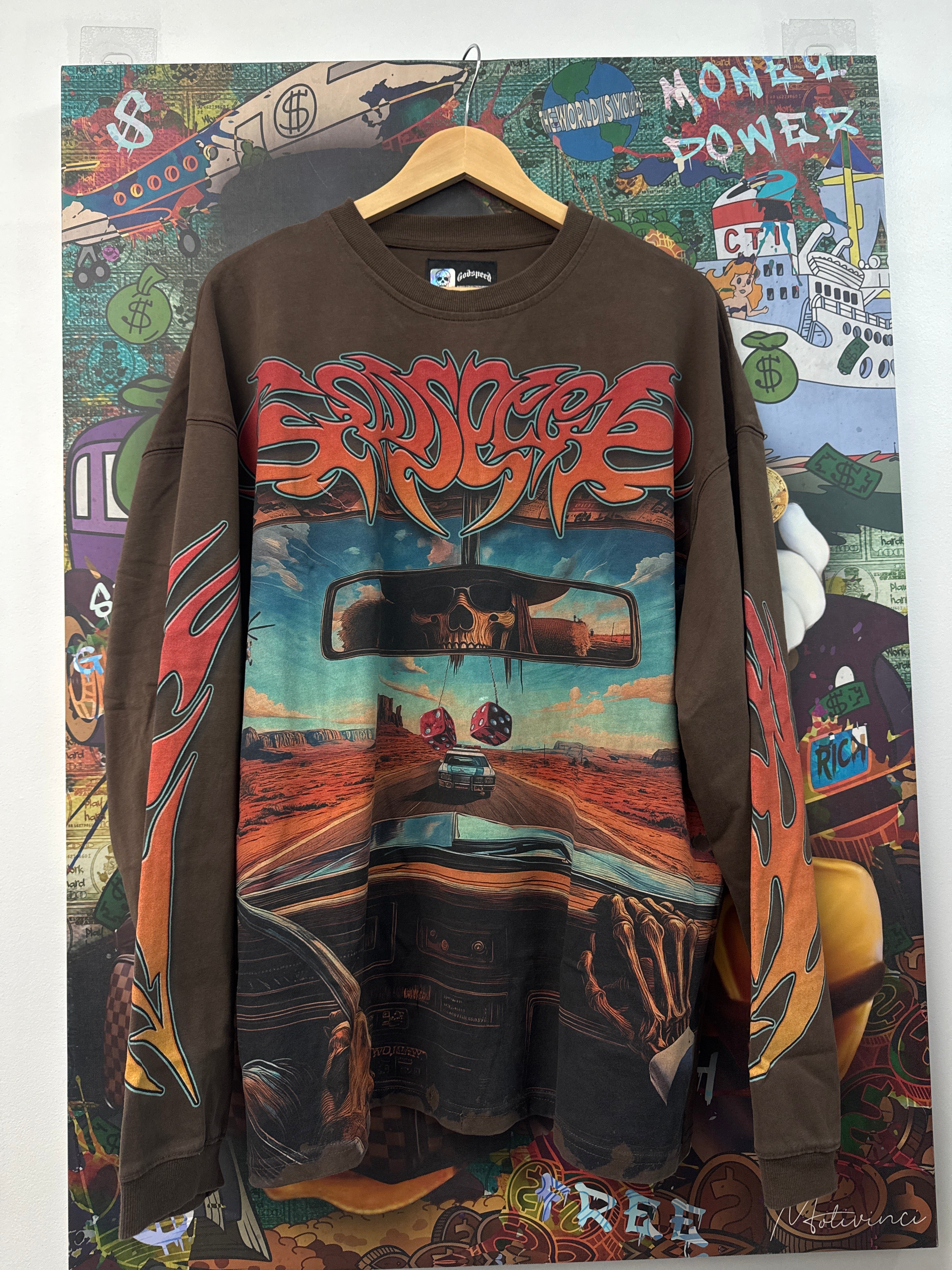 Godspeed 'On the Run' Mocha LS Tee