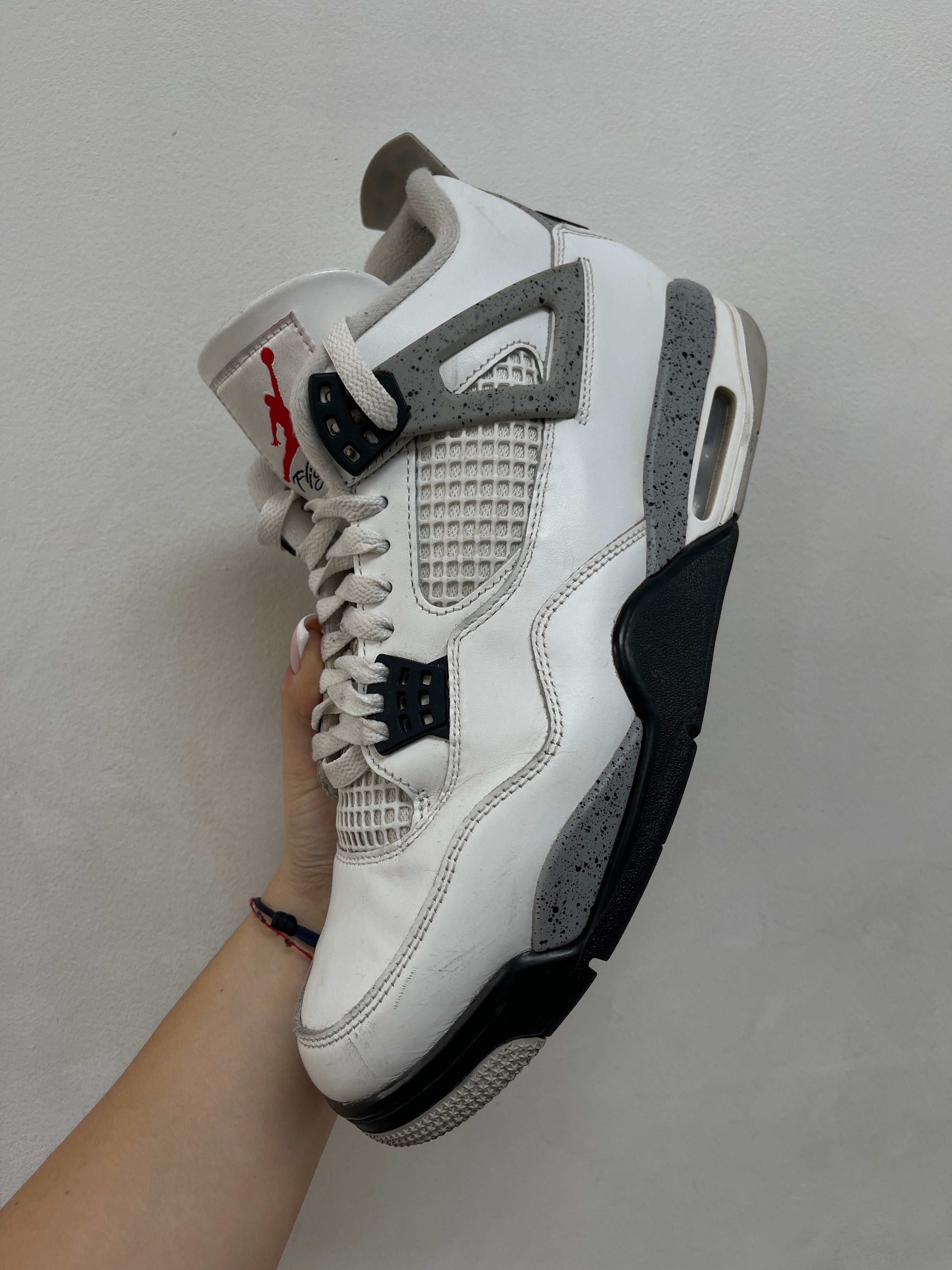 Jordan 4 White Cement Sneakers