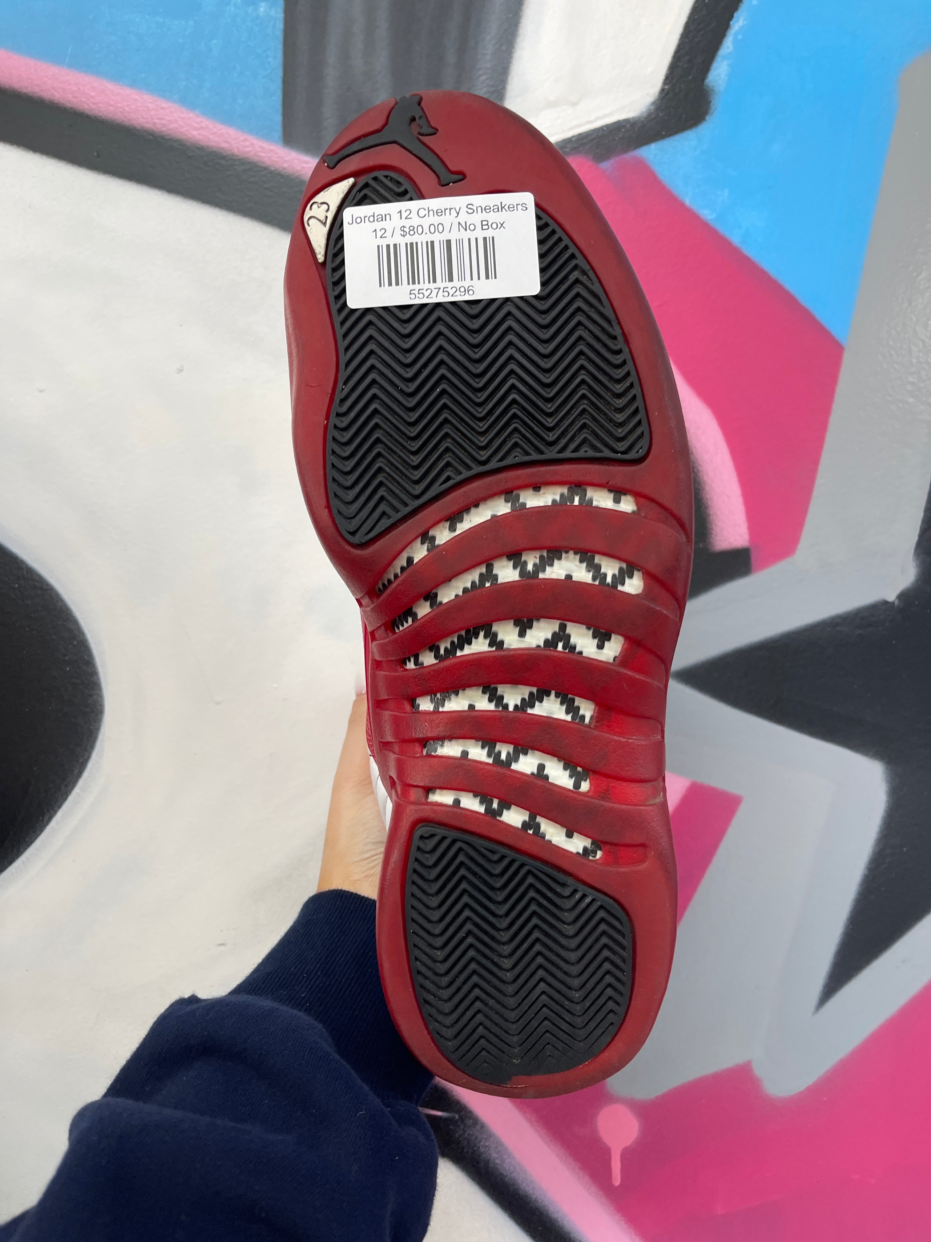 Jordan 12 Cherry Sneakers